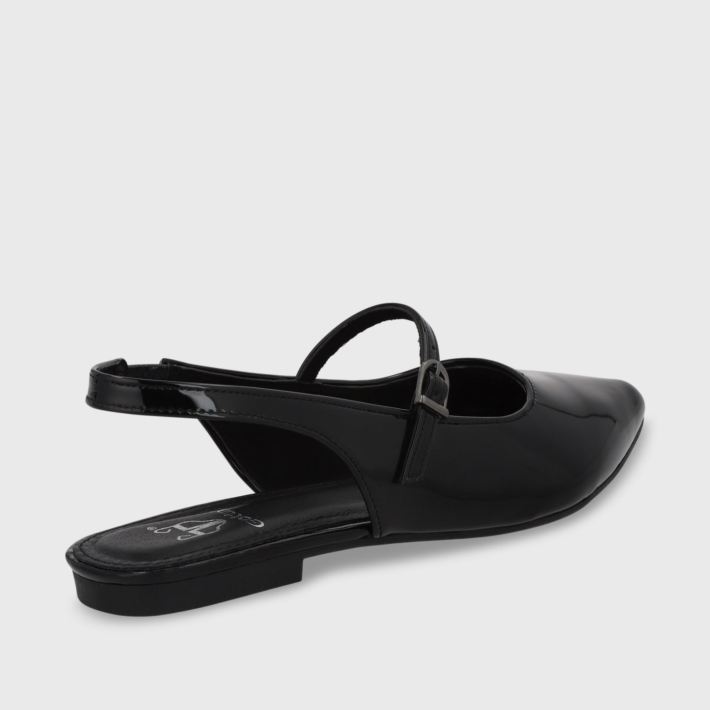 Ballerina Plano Negro Mujer 54012