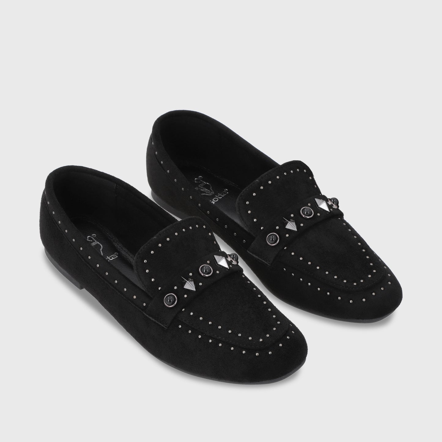 Zapato Plano Negro Mujer 54030