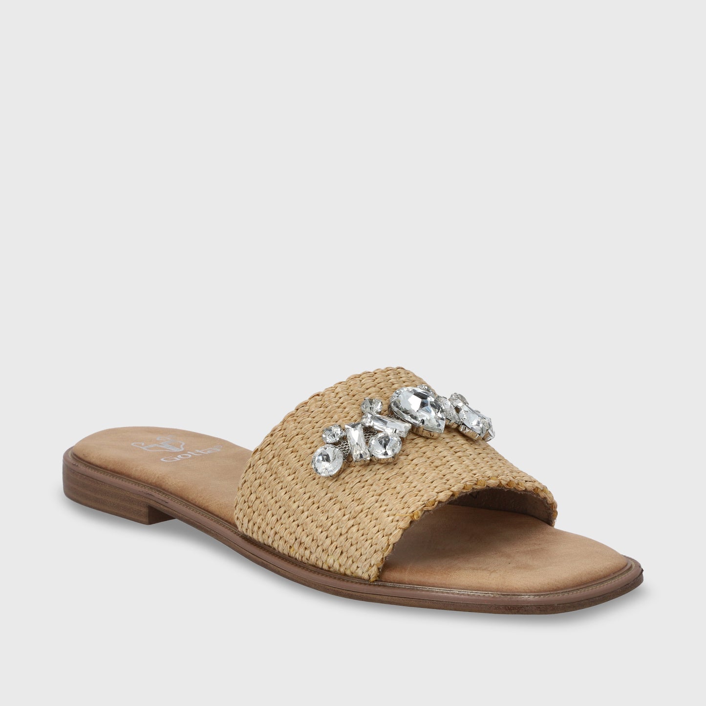Sandalia Plano Rafia Mujer 55220