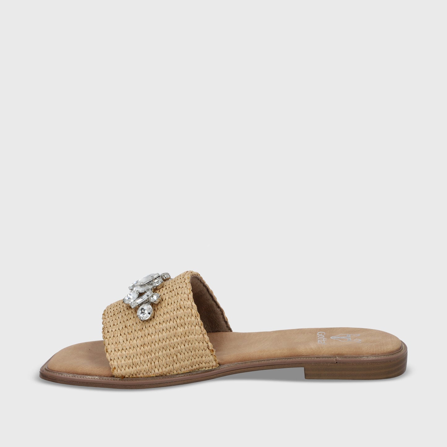 Sandalia Plano Rafia Mujer 55220