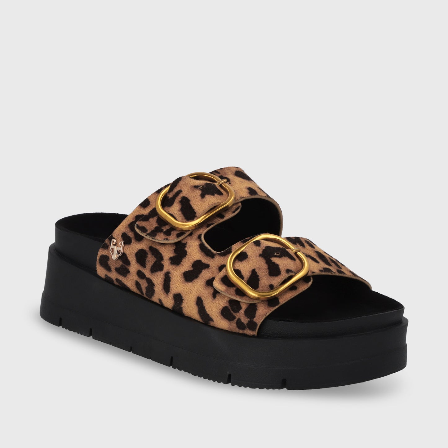 Sandalia Plataforma Leopardo Mujer 55230