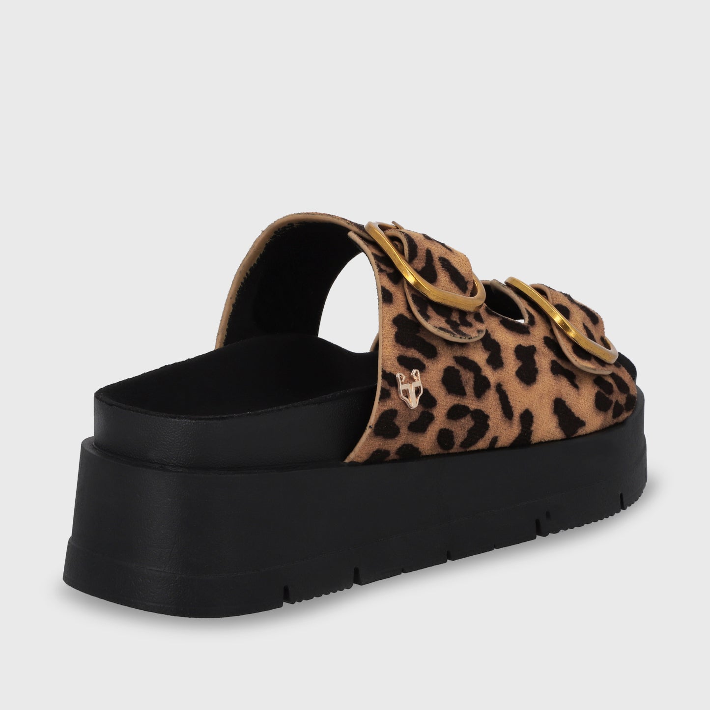 Sandalia Plataforma Leopardo Mujer 55230