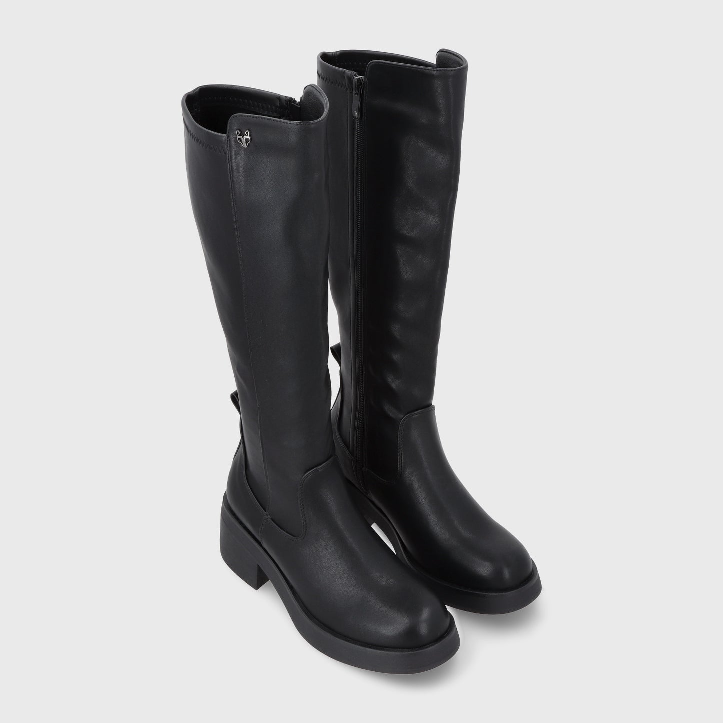 Bota Taco Negra Mujer 55251