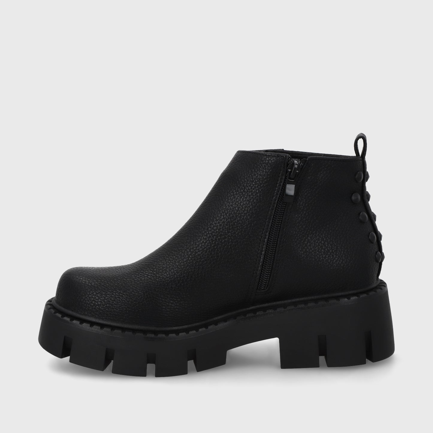 Botin Plataforma Negro Mujer 55260
