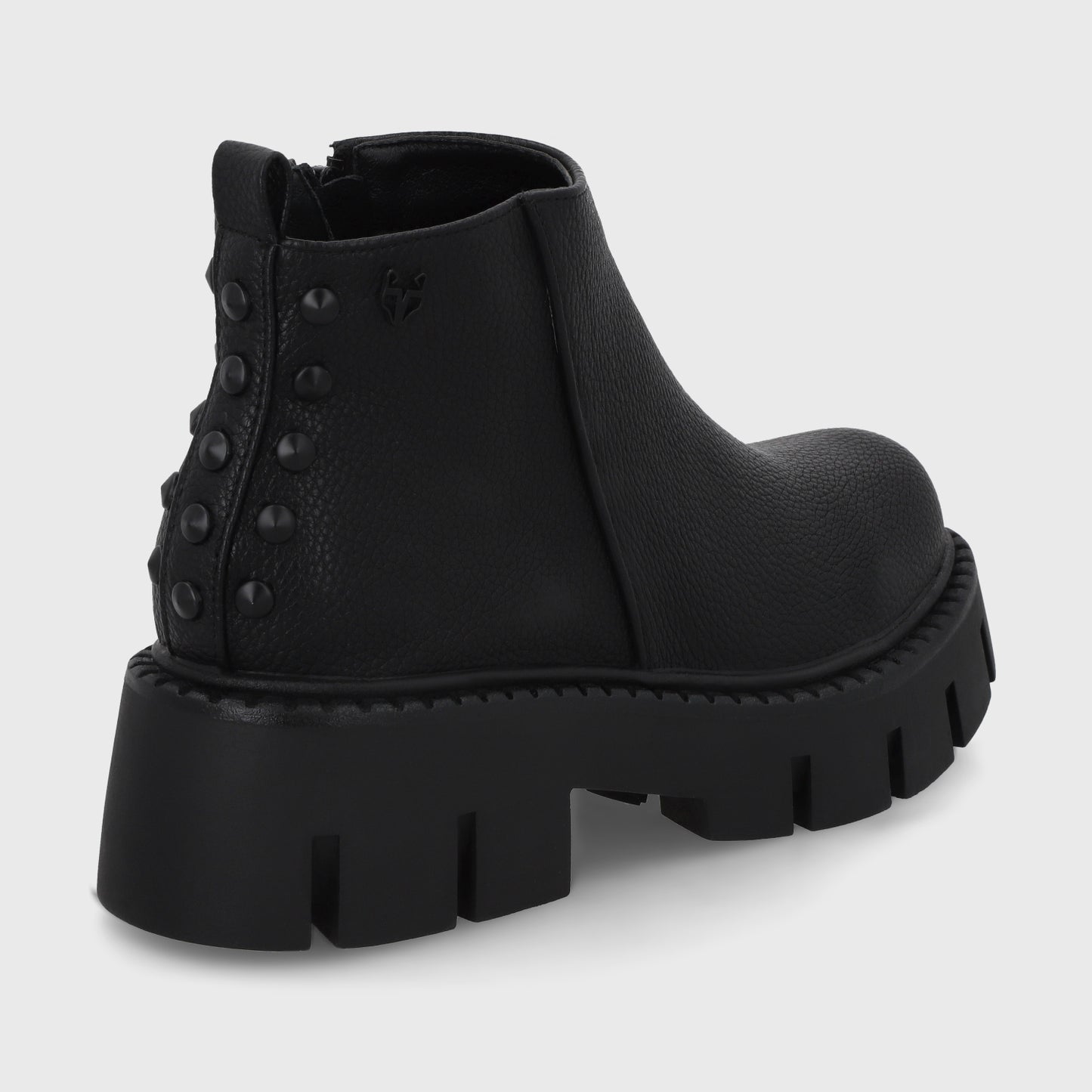 Botin Plataforma Negro Mujer 55260