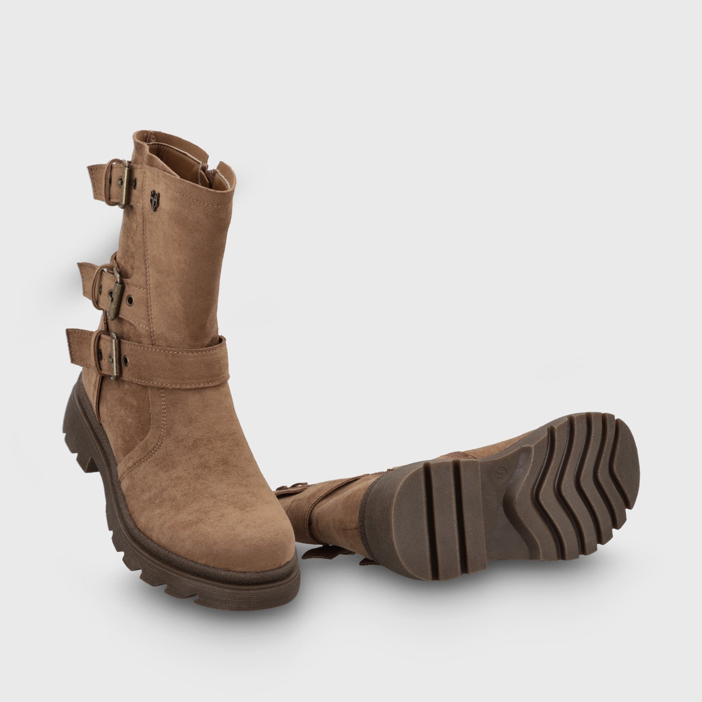 Botin Camel Mujer 55280