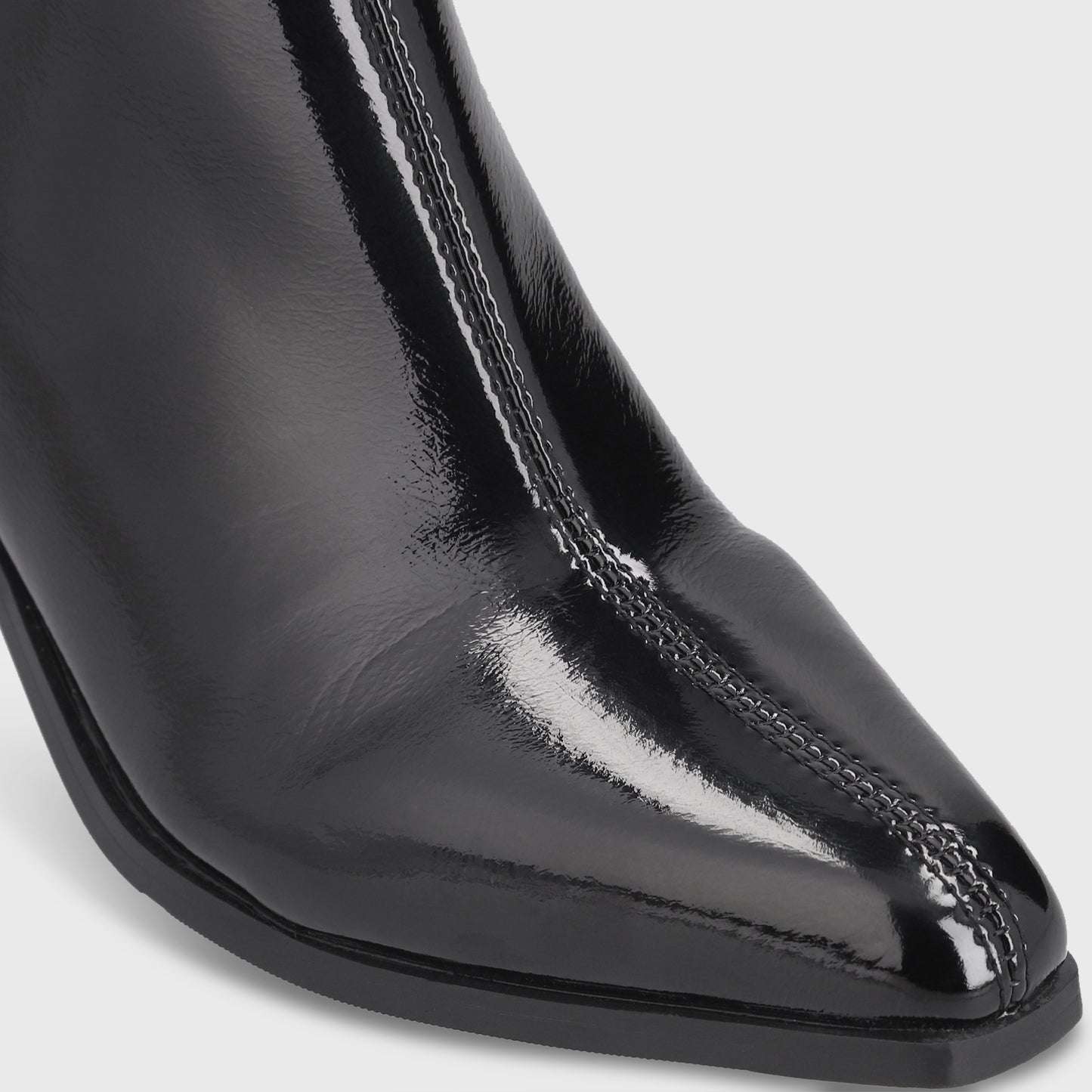 Botin Taco Negro Mujer 55300