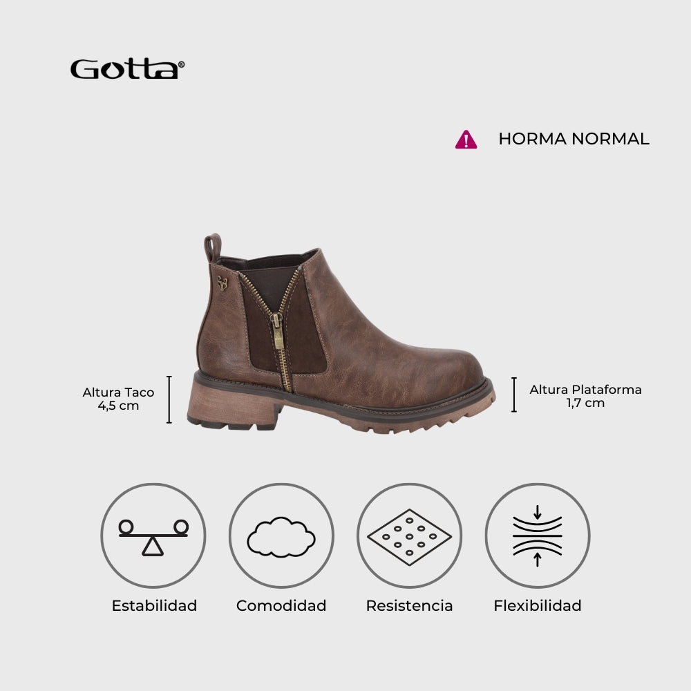 Botin TacoCafé Mujer 55330