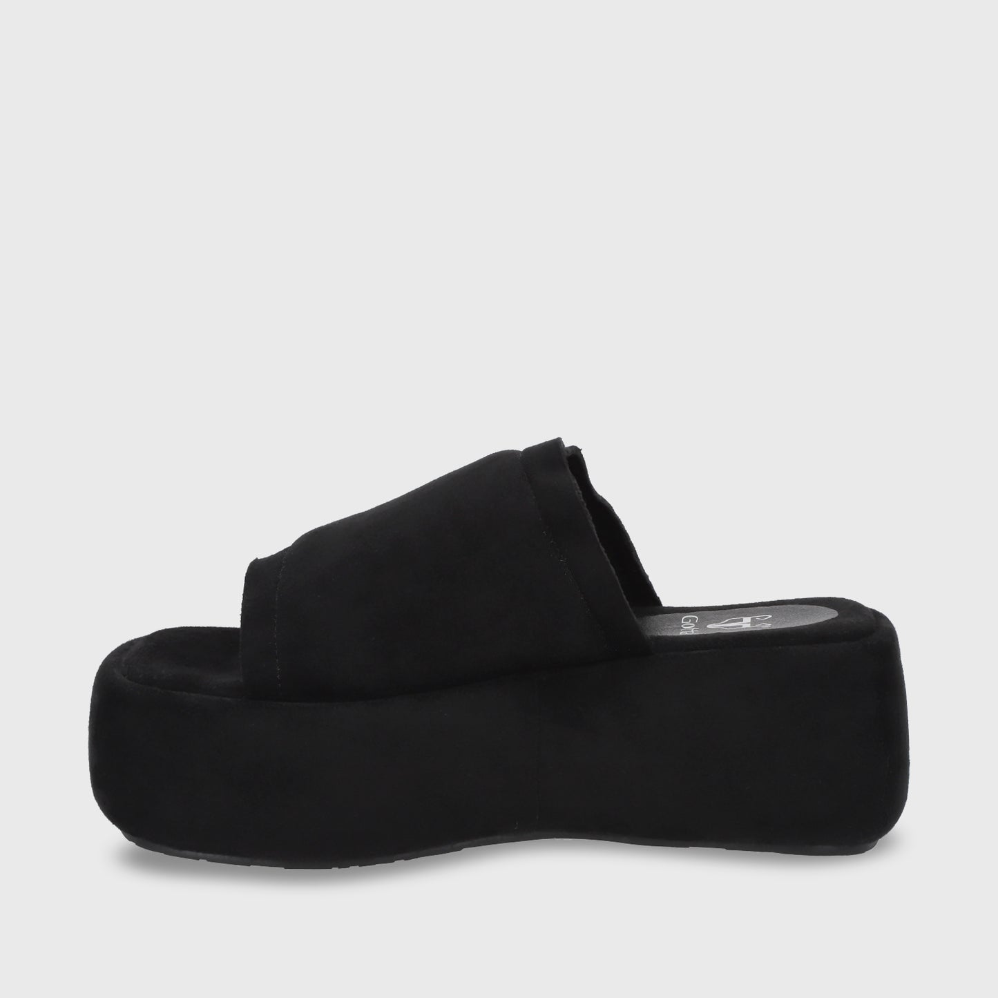 Sandalia Plataforma Negro Mujer 55960