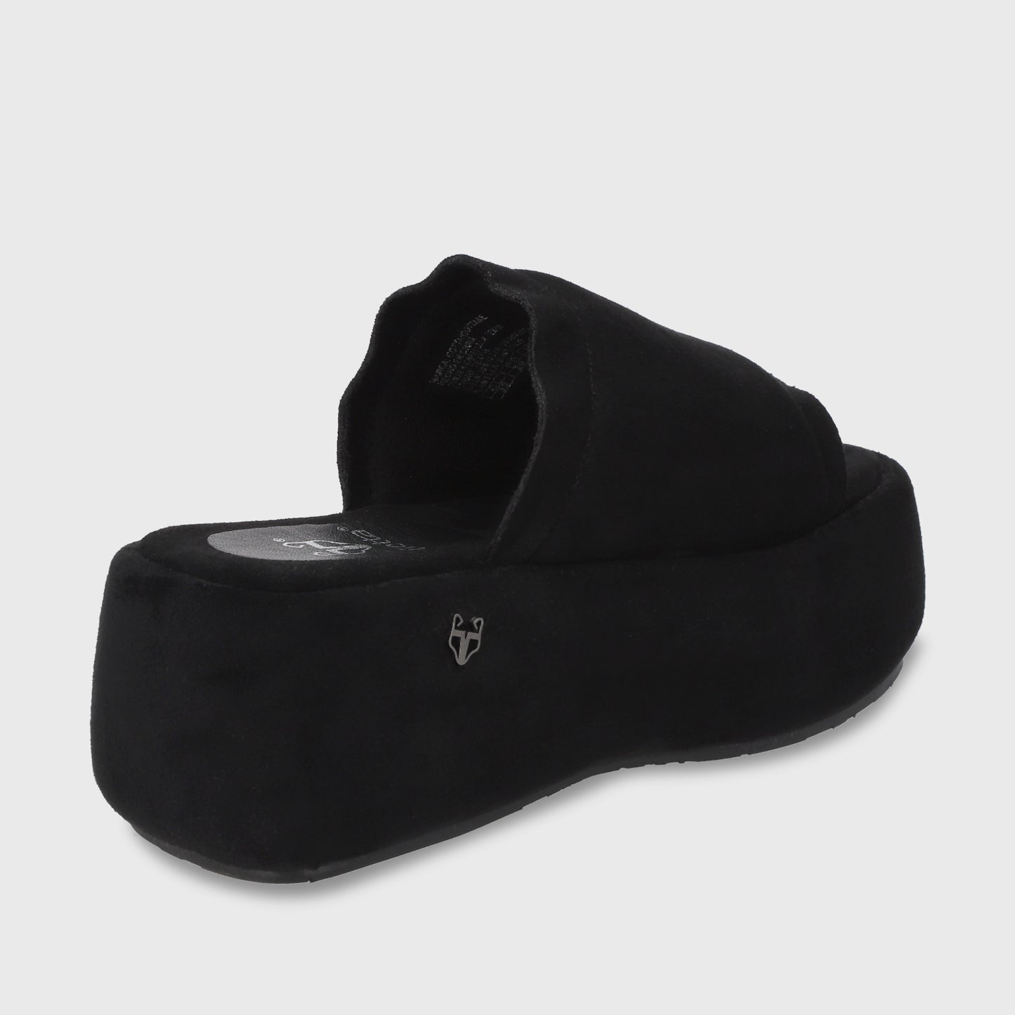 Sandalia Plataforma Negro Mujer 55960