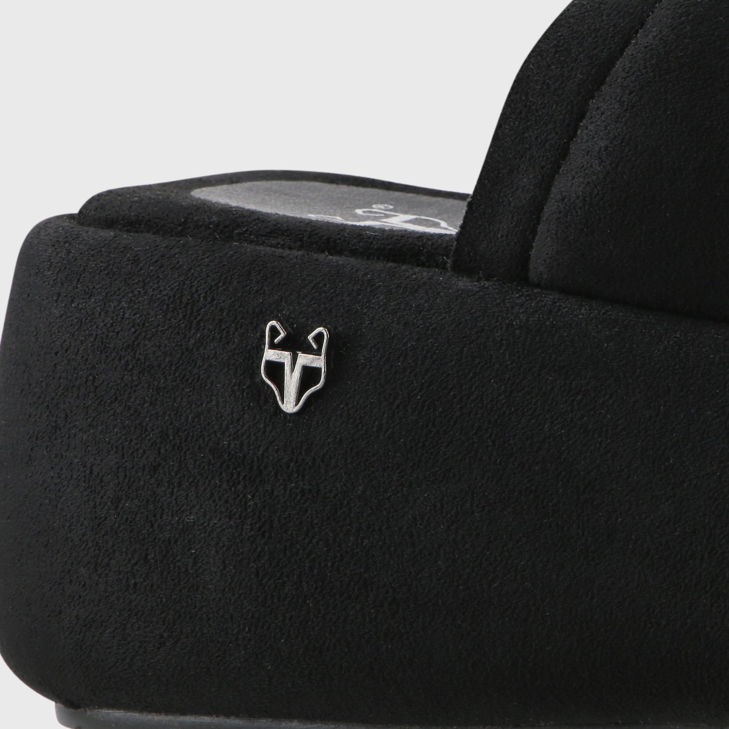 Sandalia Plataforma Negro Mujer 55960