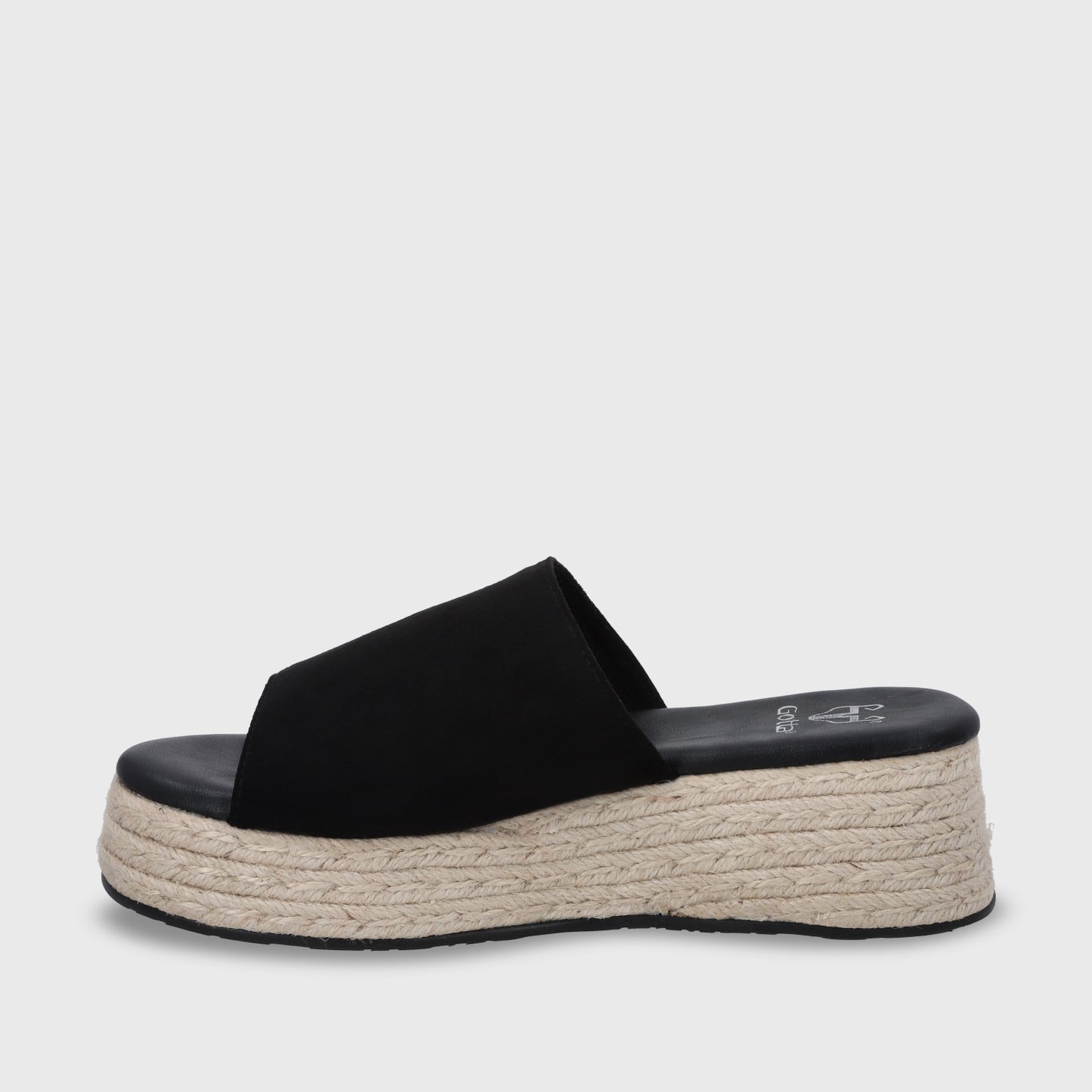 Sandalia Plataforma Negro Mujer 55971