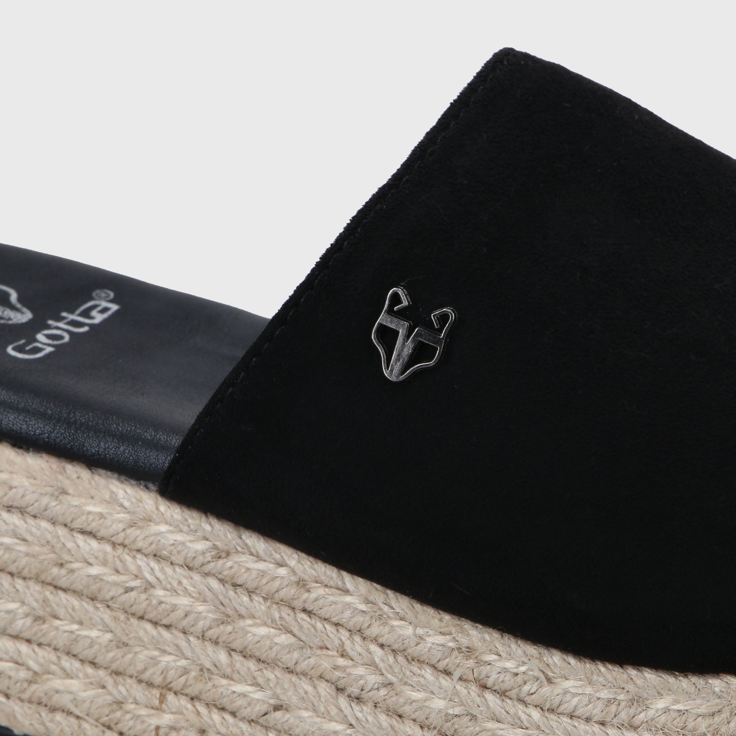 Sandalia Plataforma Negro Mujer 55971