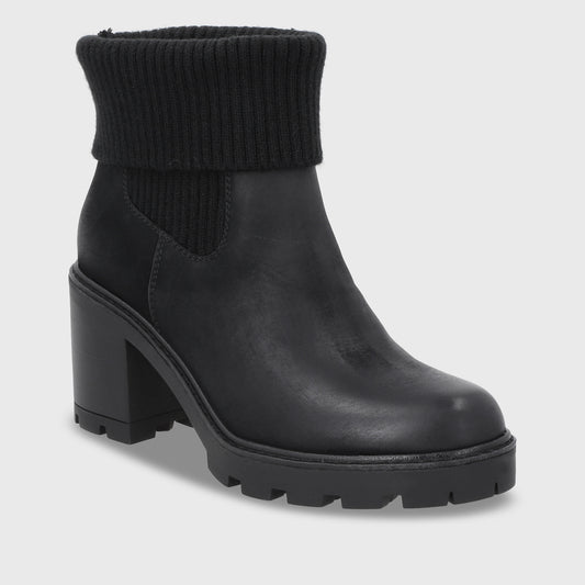 Botin Taco Negro Mujer 56050
