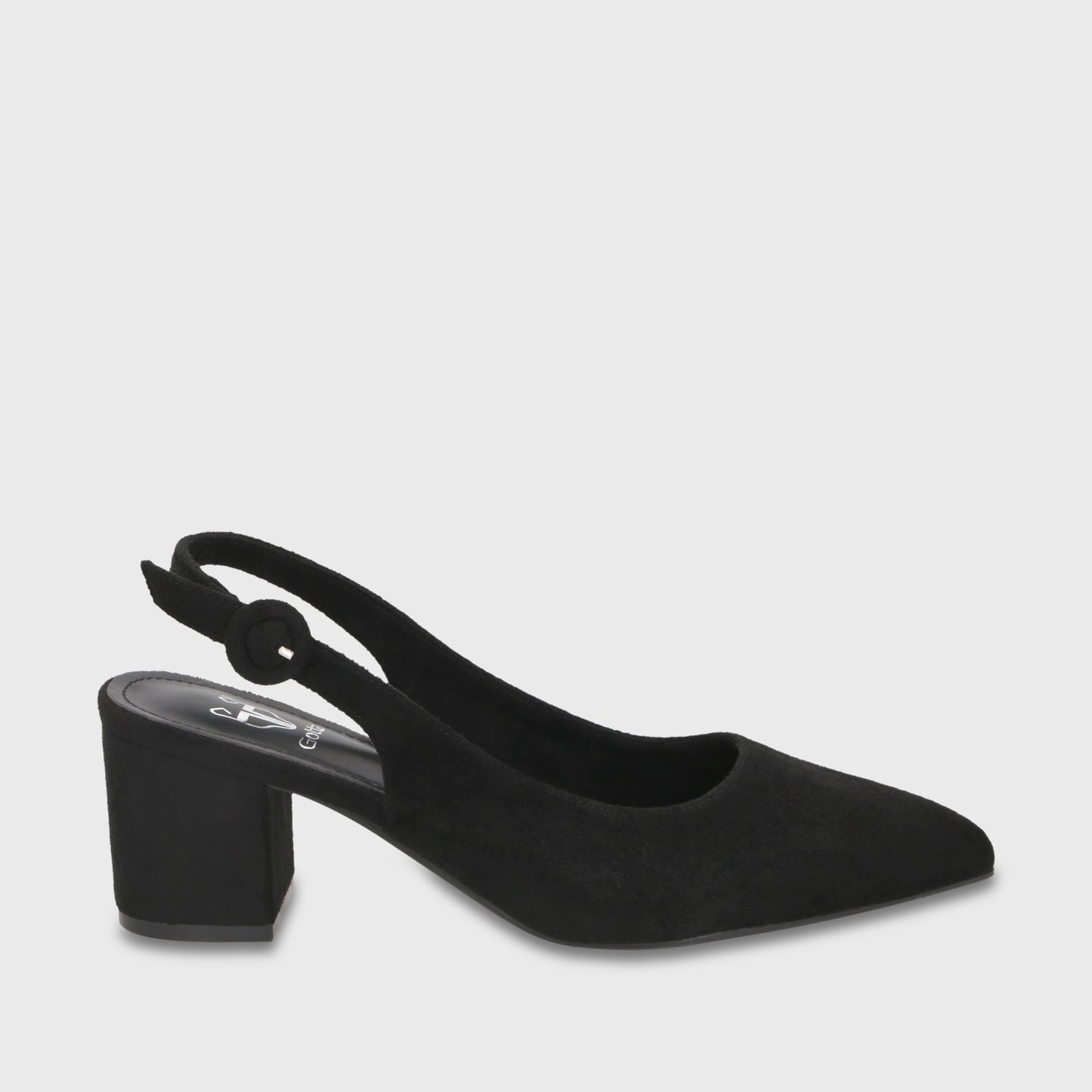 Zapato Taco Negro Mujer 64040