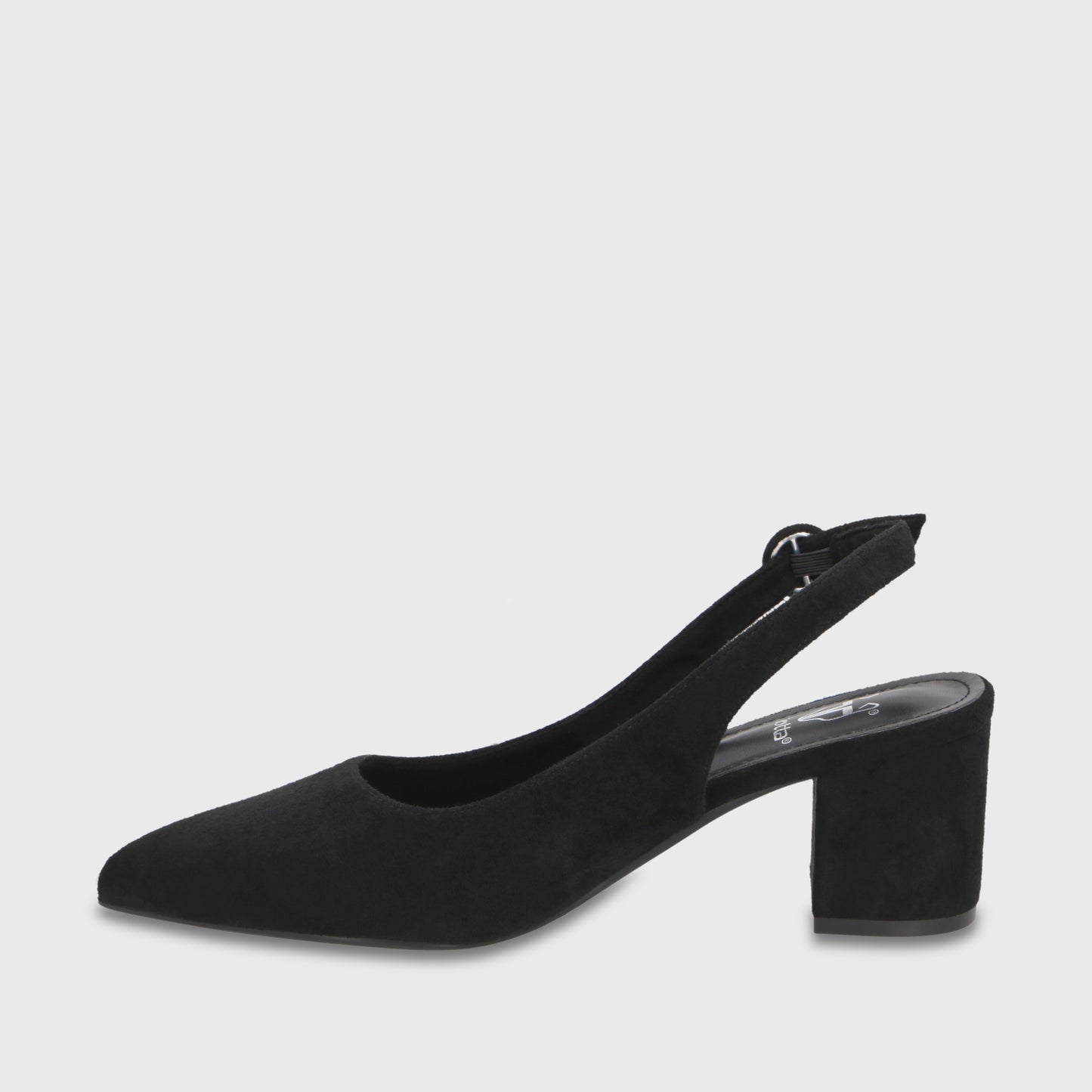 Zapato Taco Negro Mujer 64040