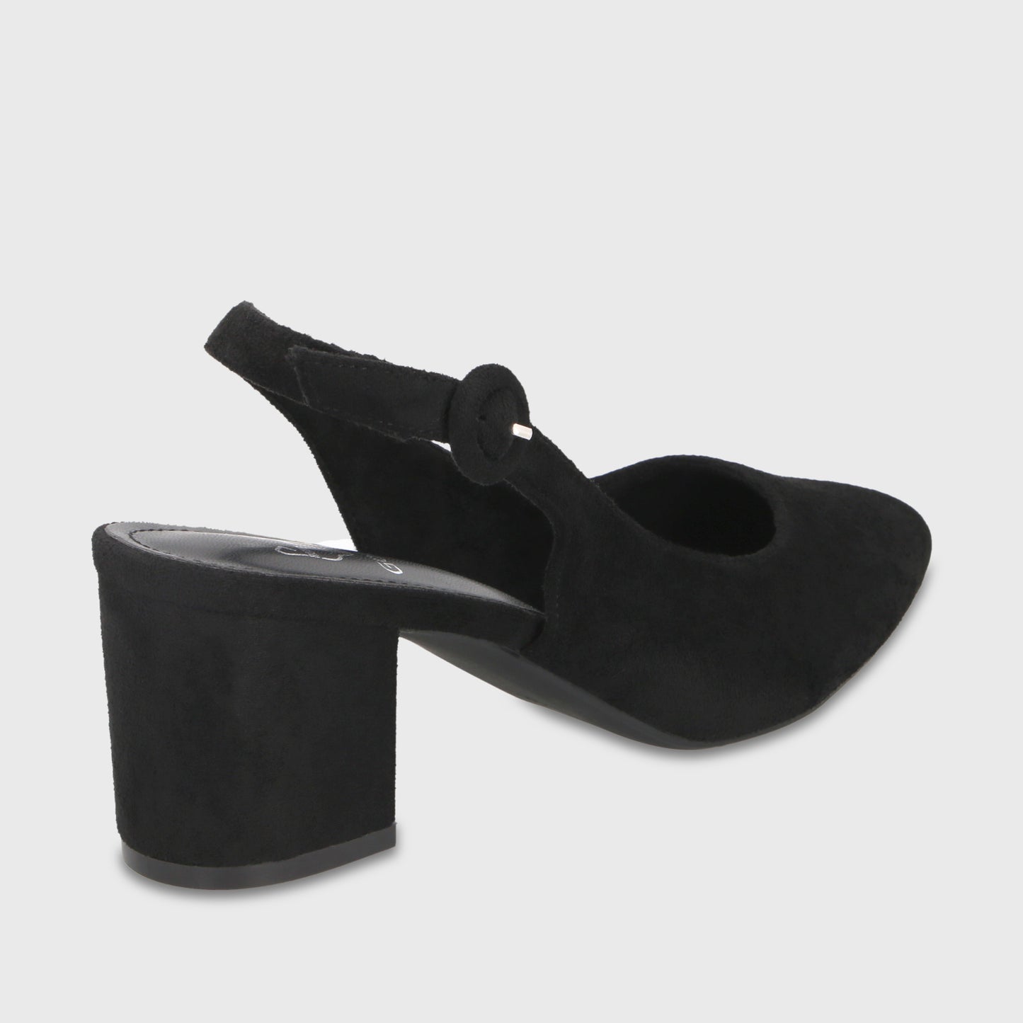 Zapato Taco Negro Mujer 64040