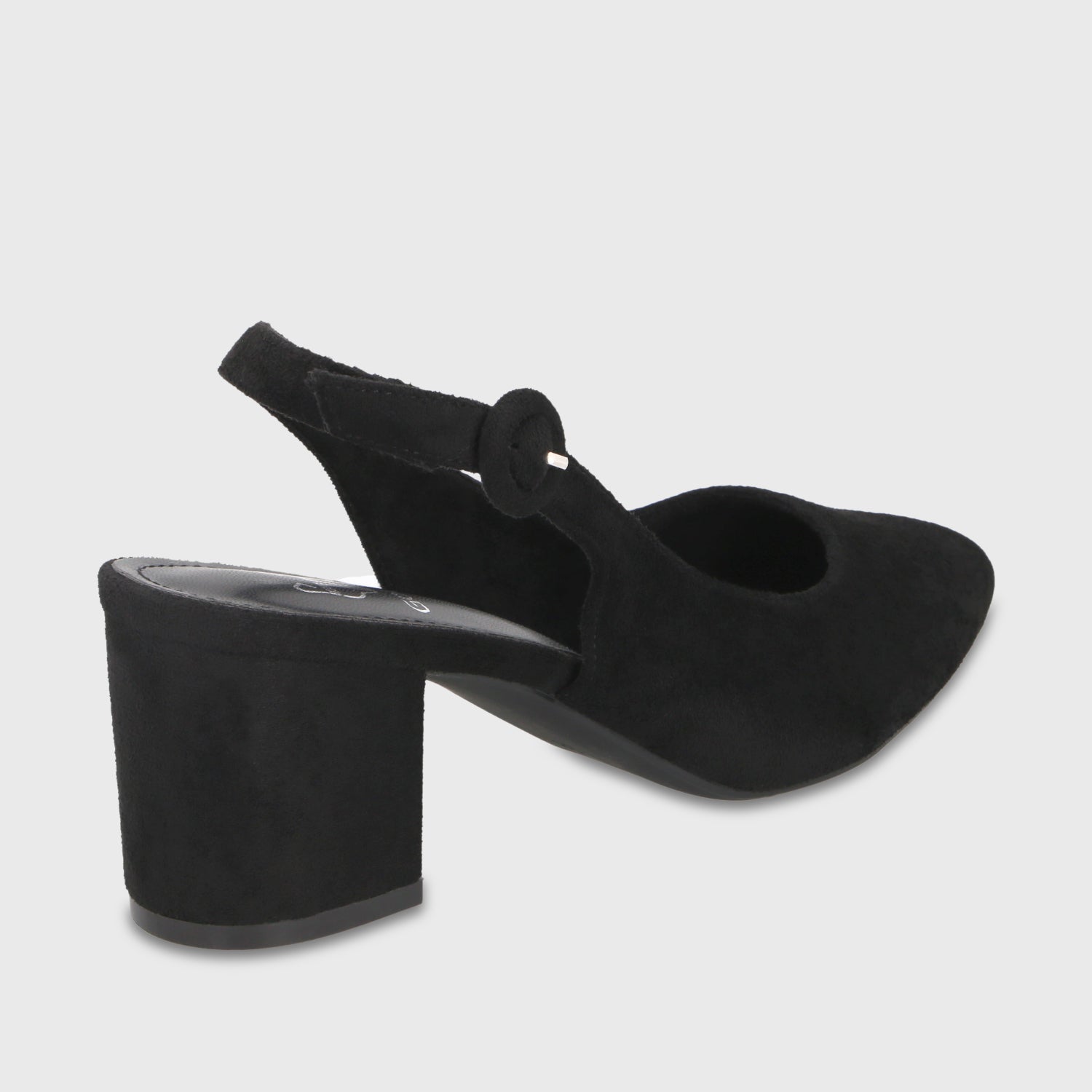 Zapato Taco Negro Mujer 64040