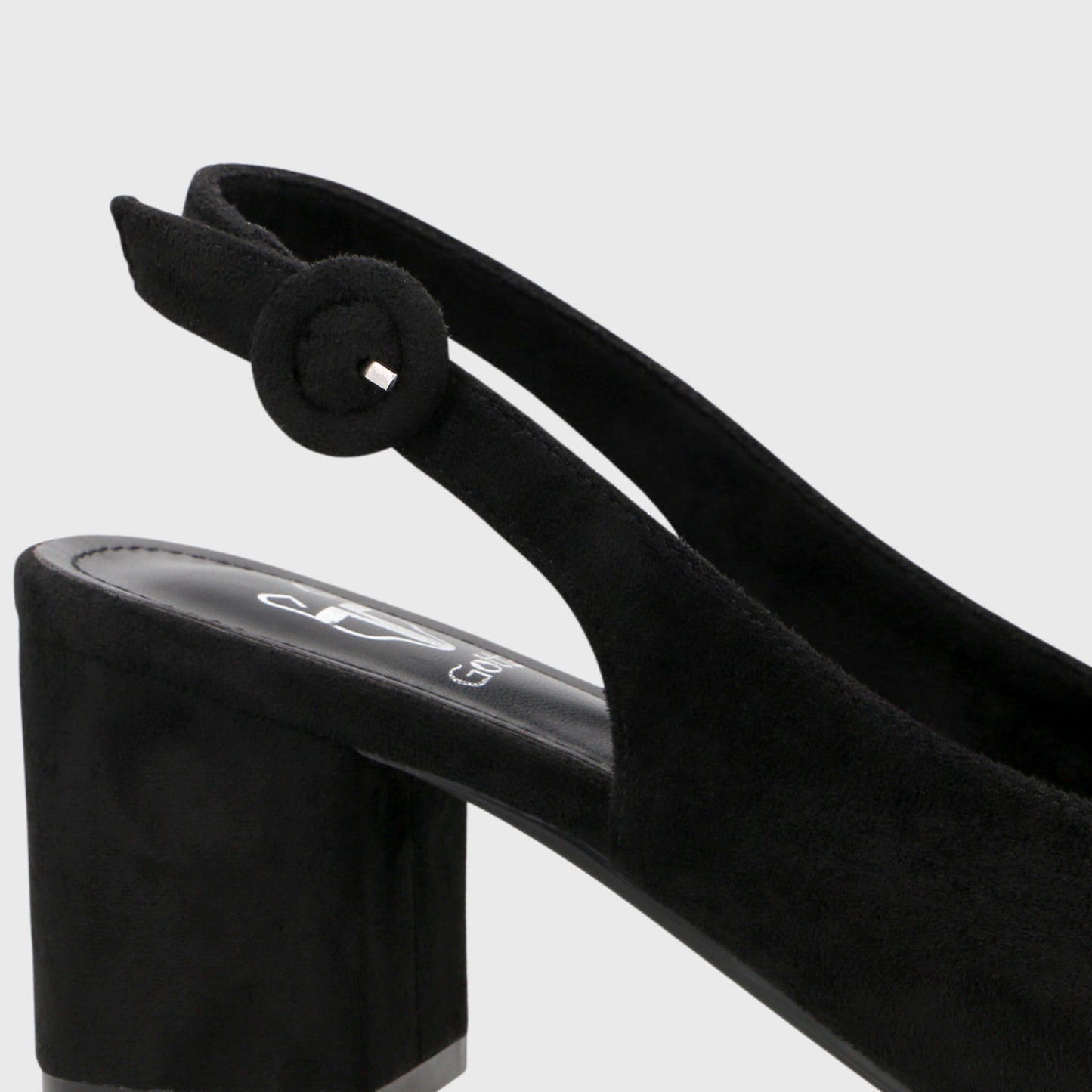 Zapato Taco Negro Mujer 64040