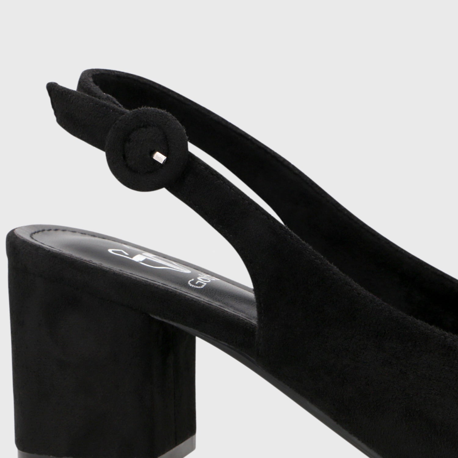 Zapato Taco Negro Mujer 64040