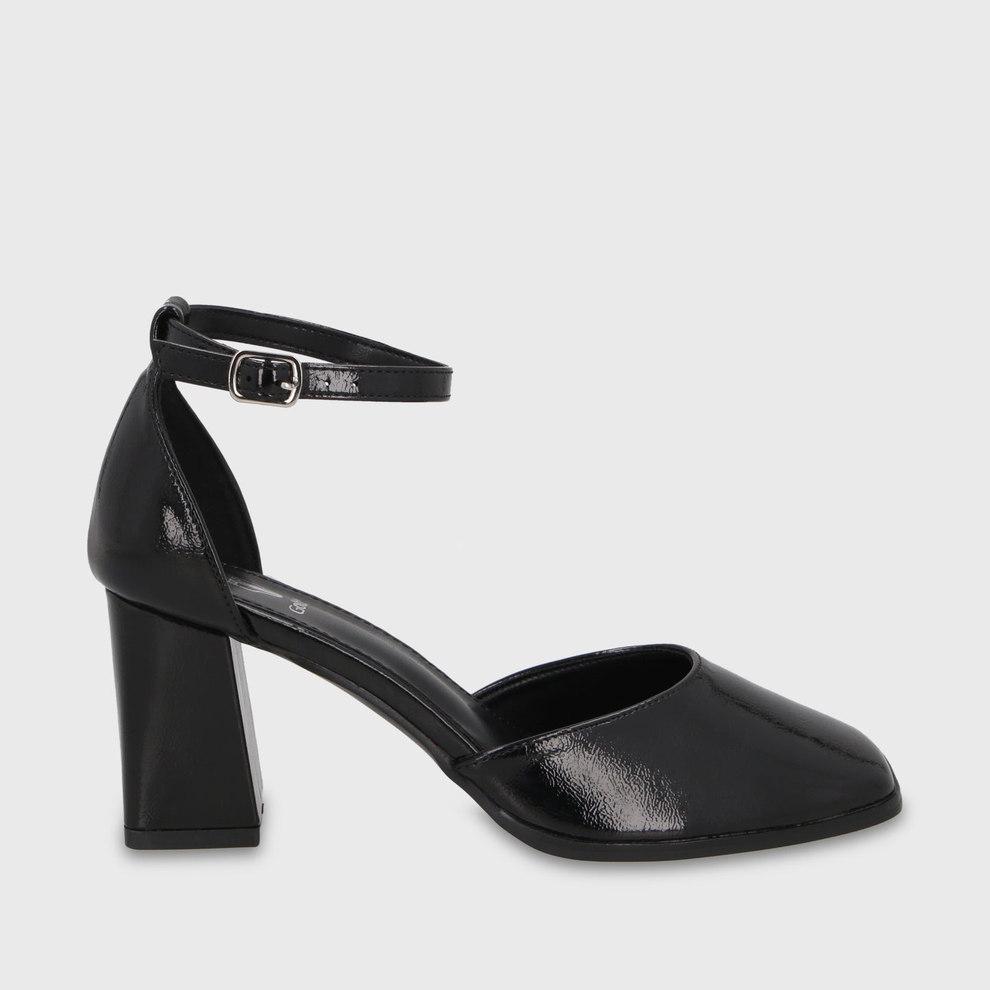 Zapato Taco Negro Mujer 64090