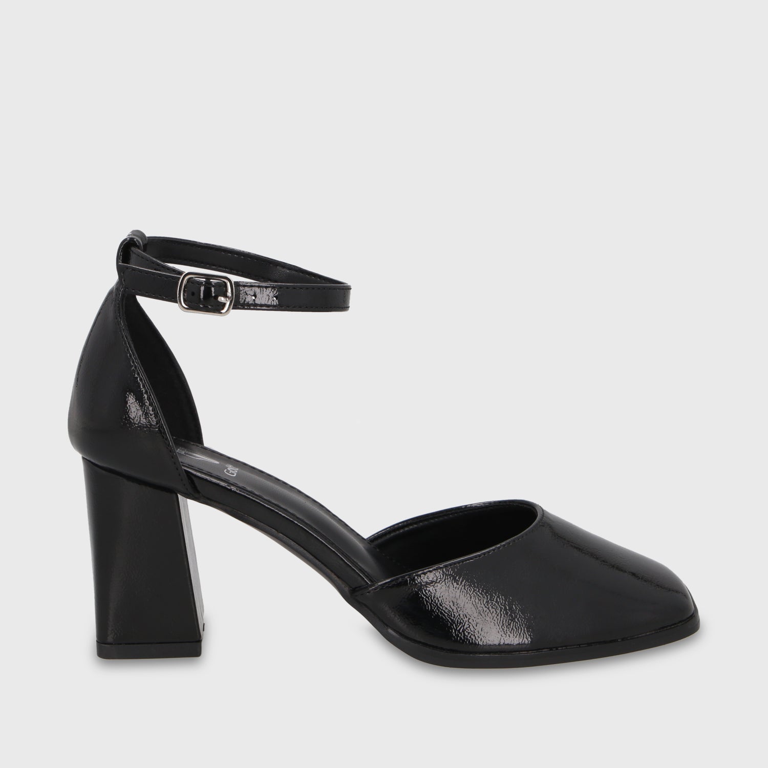 Zapato Taco Negro Mujer 64090