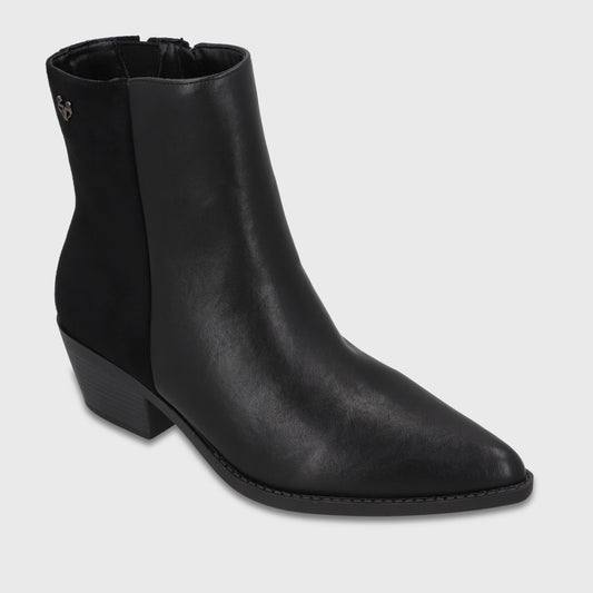 Botin Taco Negro Mujer 6420001
