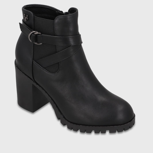 Botin Taco Negro Mujer 6422001