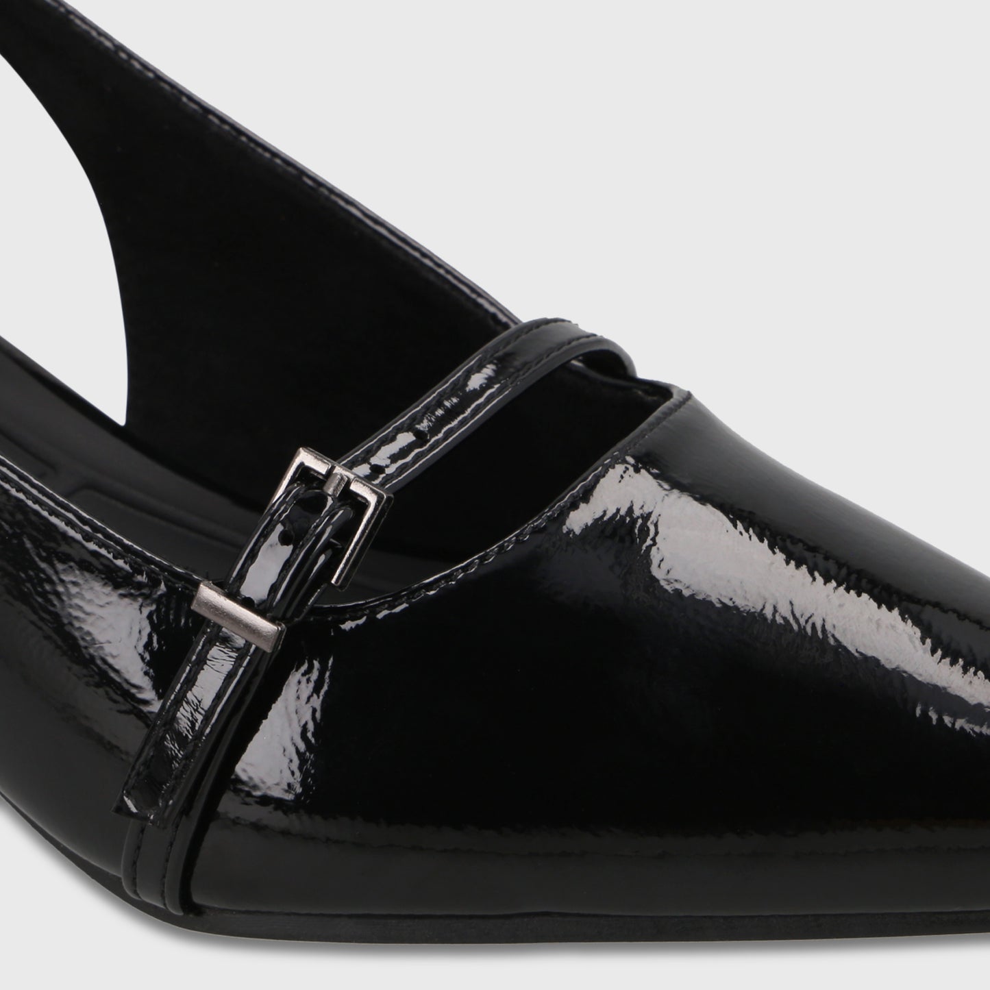 Zapato Taco Negro Mujer 64800