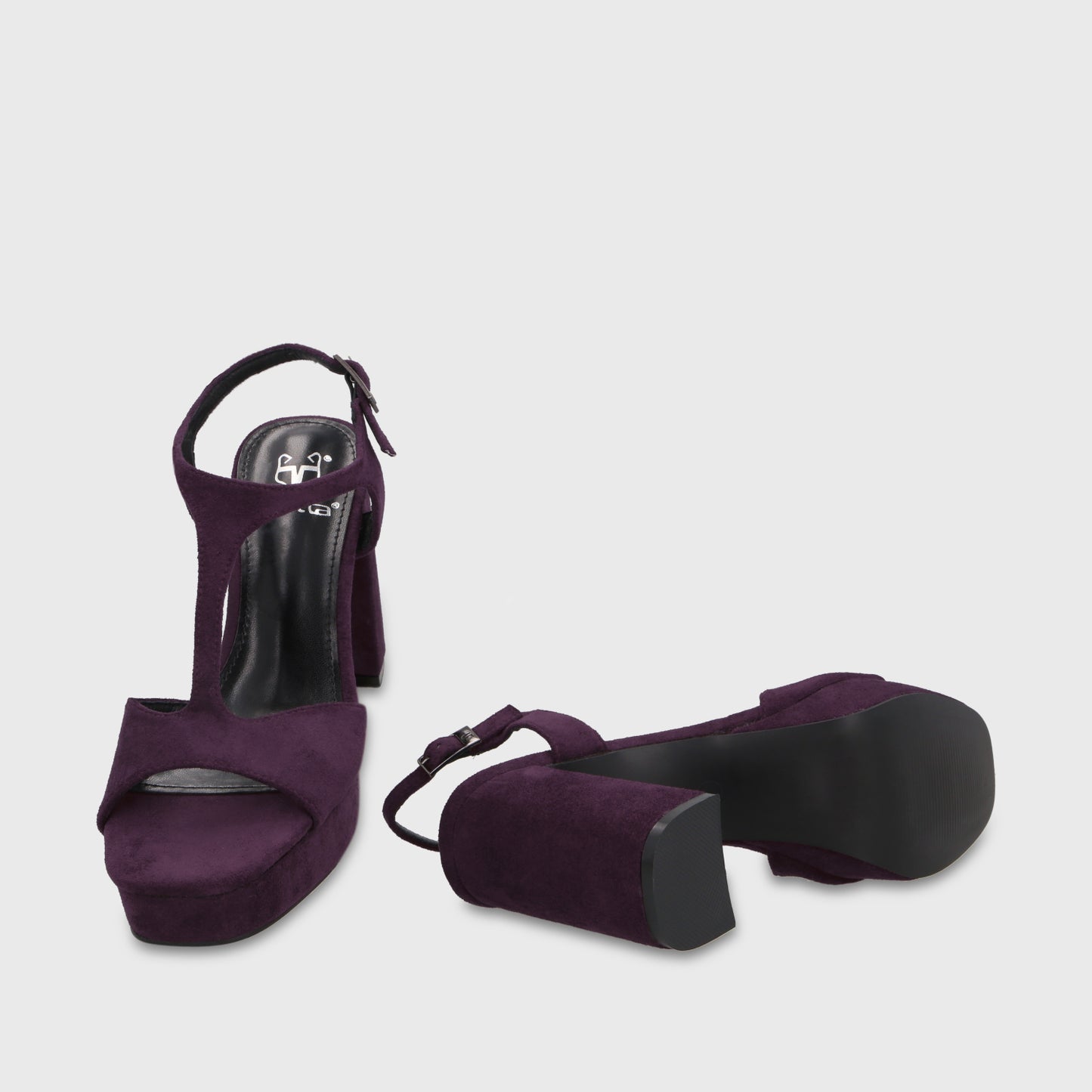 Sandalia Taco Burdeo Mujer 659100