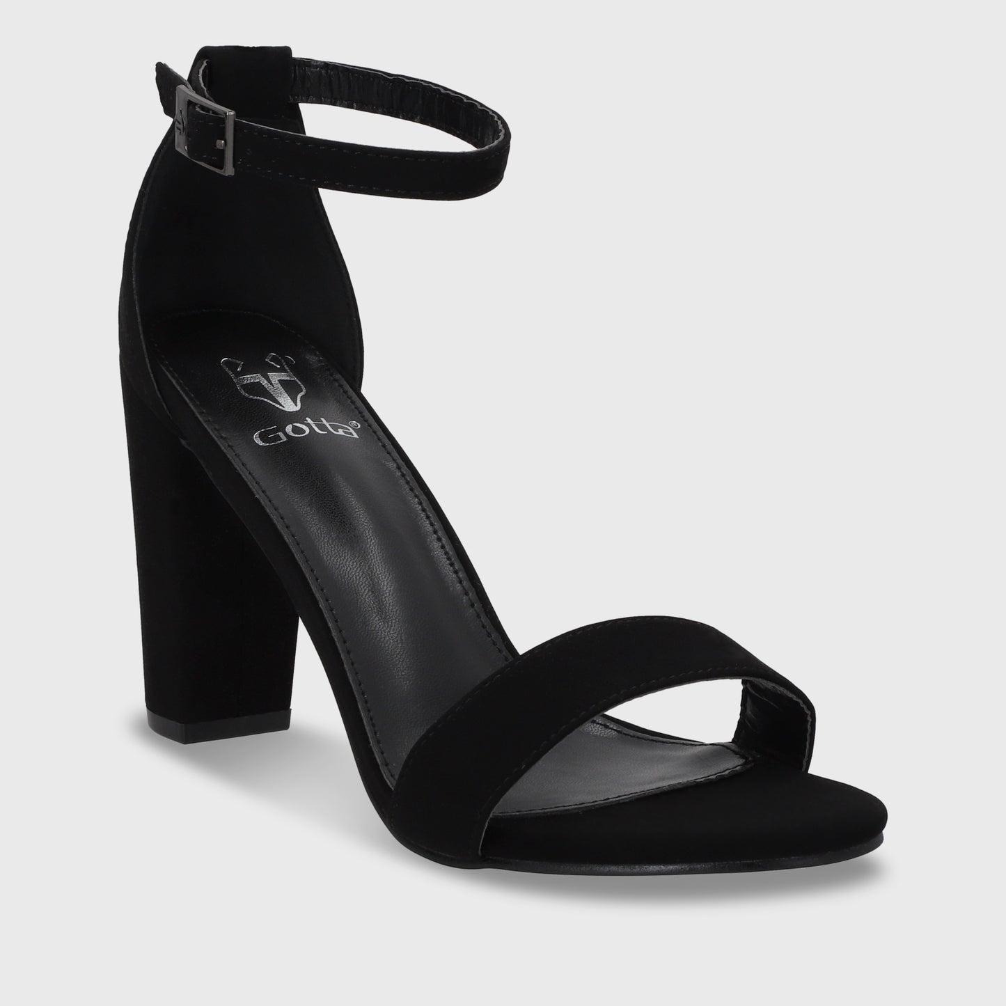 Sandalia Negra Mujer 86123