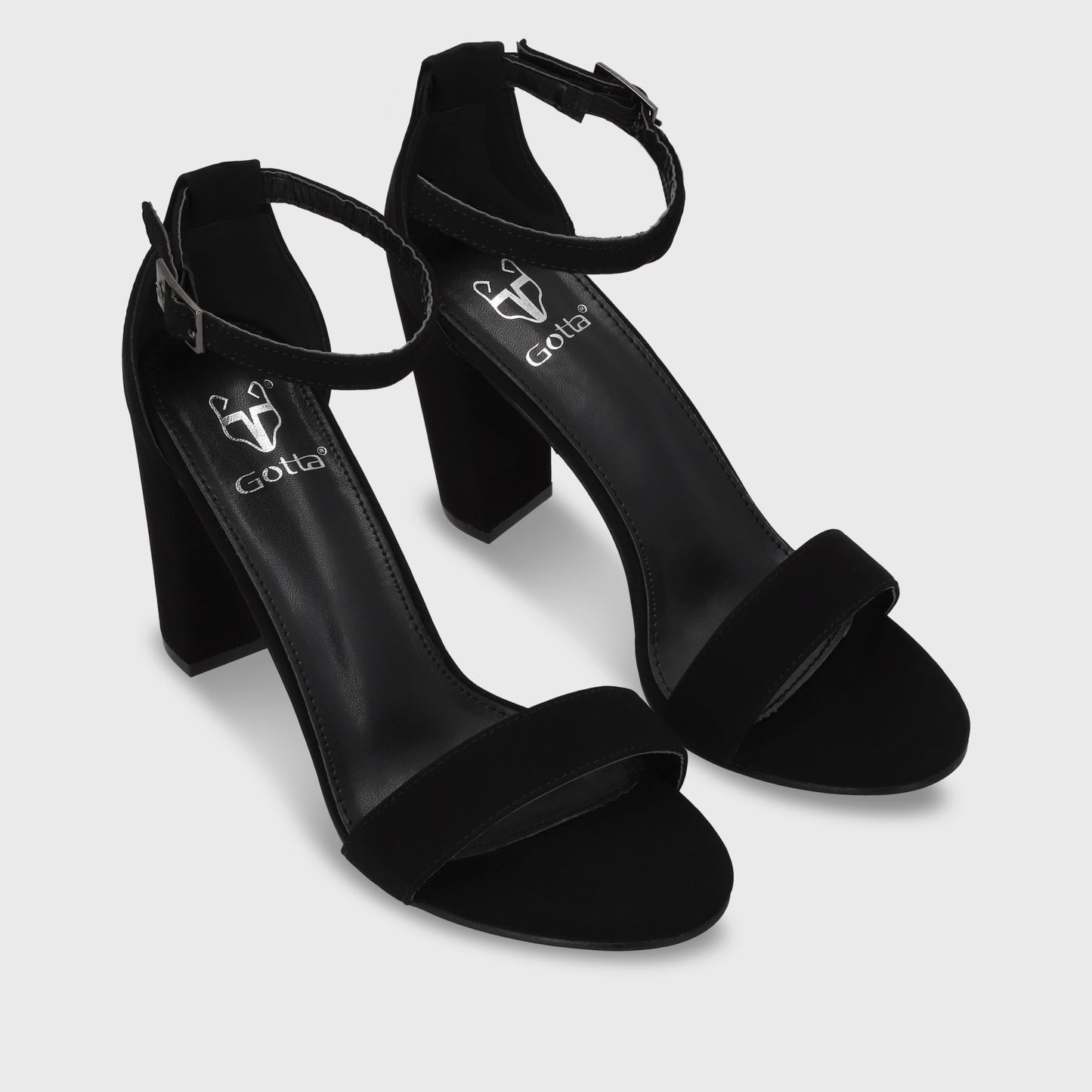 Sandalia Negra Mujer 86123