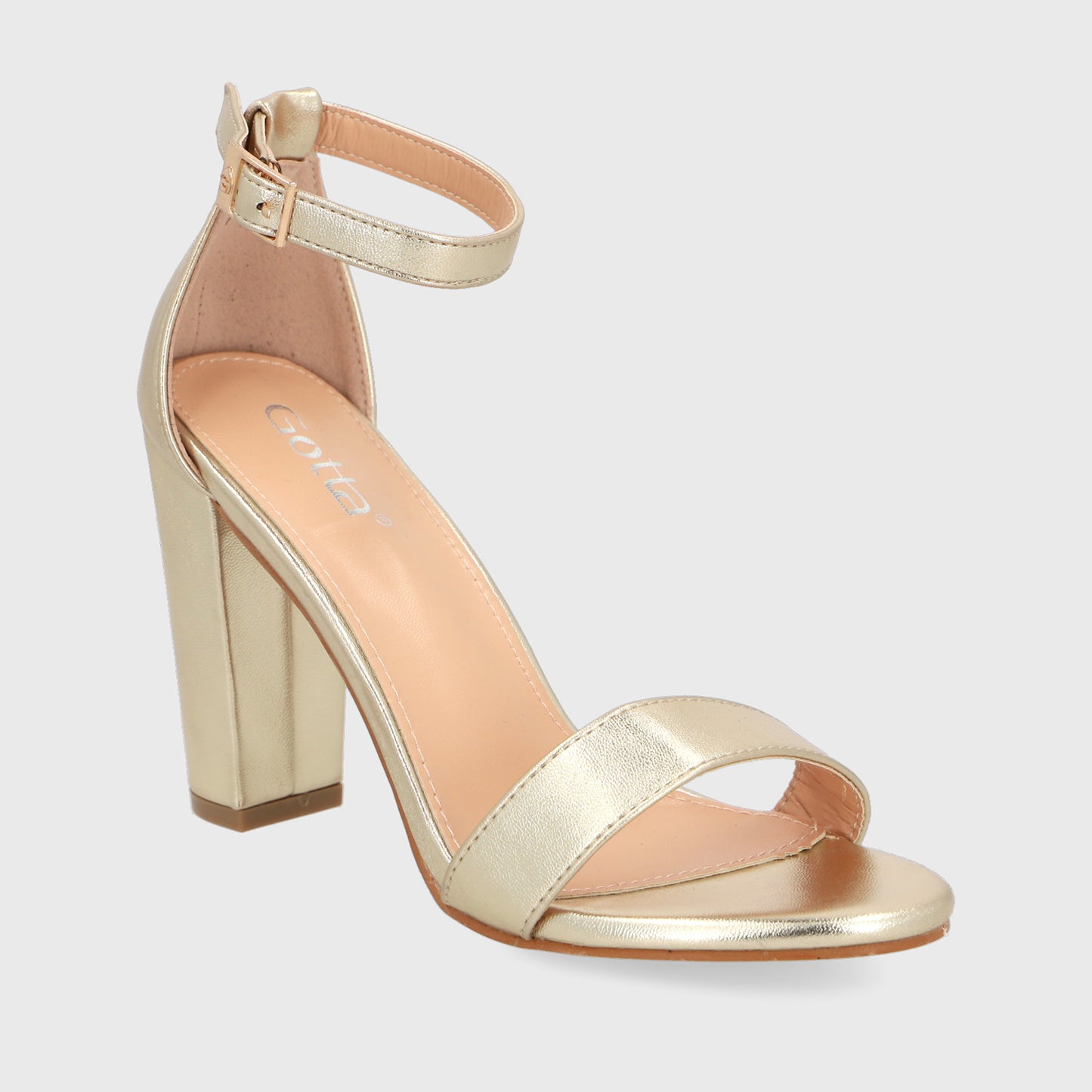 Sandalia Dorada Mujer 86123