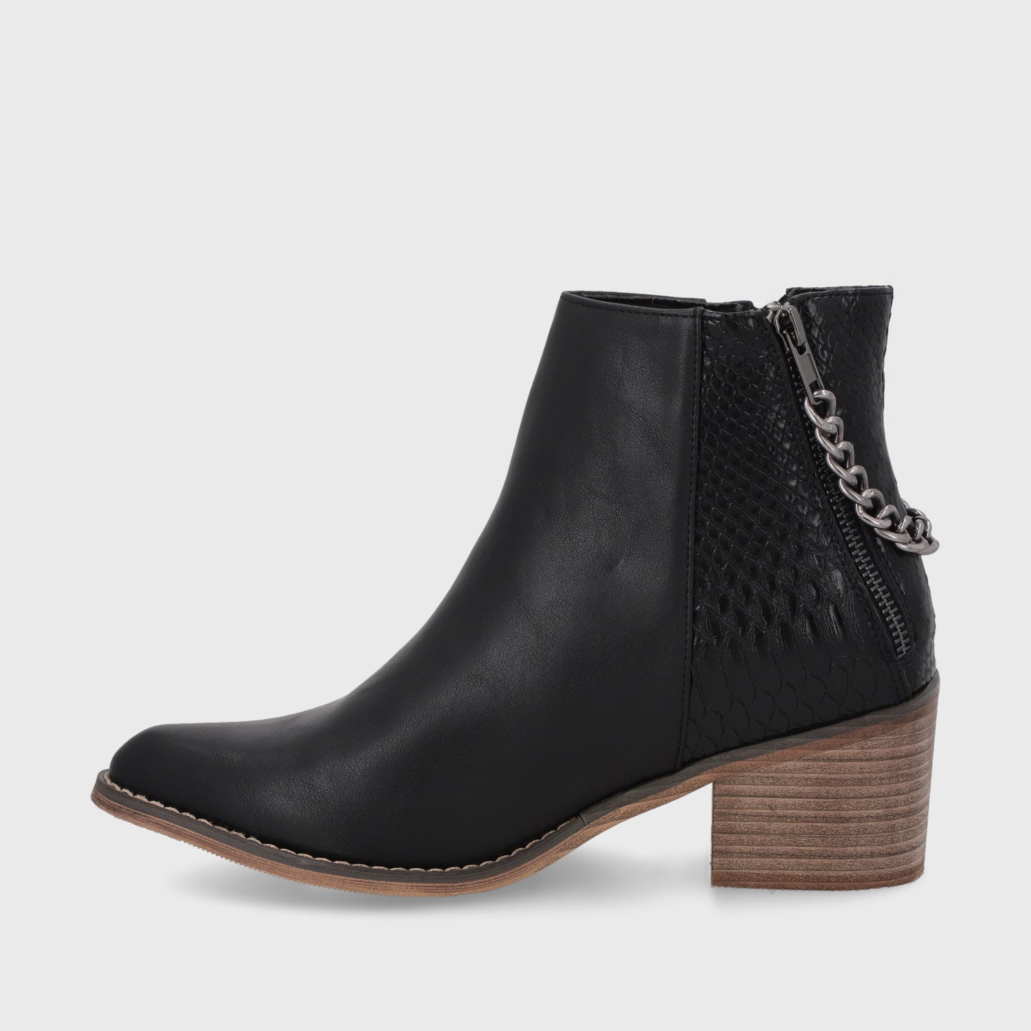 Botín Negro Mujer 9722A