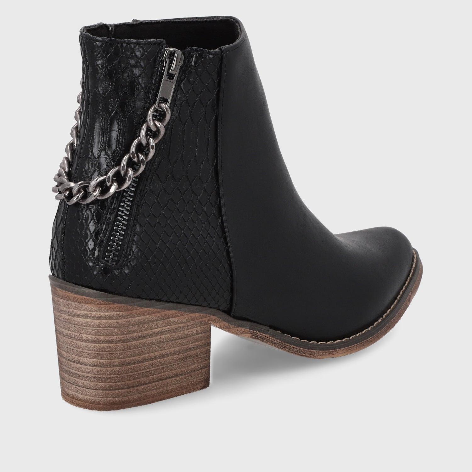 Botín Negro Mujer 9722A