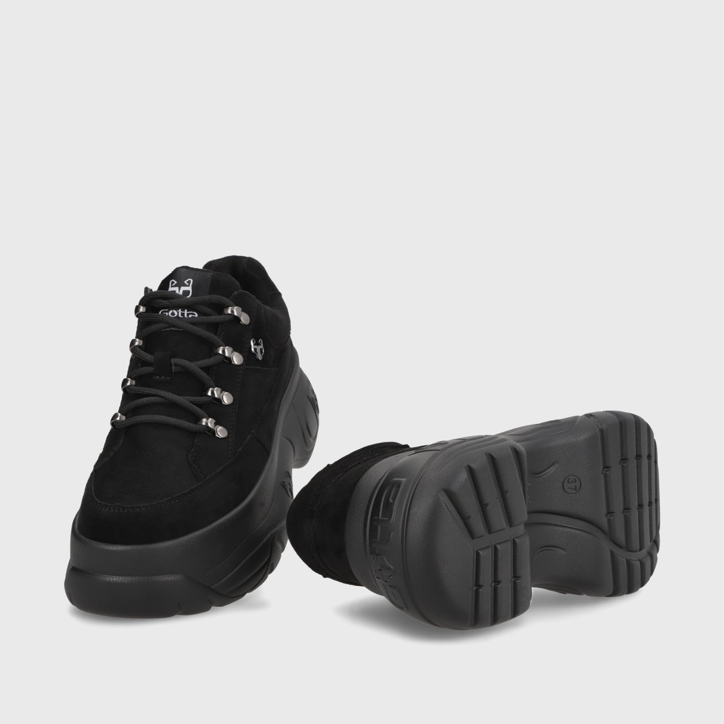 Zapatilla Negra Mujer 97249