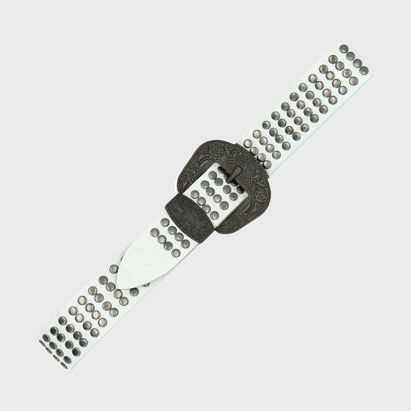 Cinturon Blanco Mujer Belt1