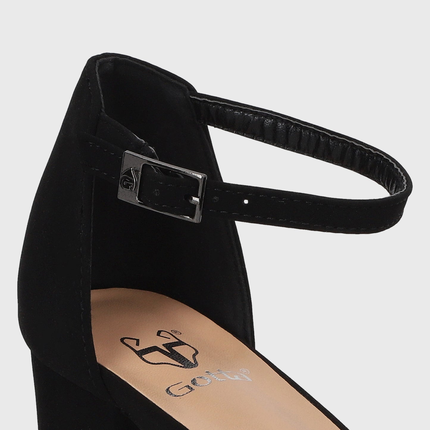 Sandalia Negra Mujer C6161