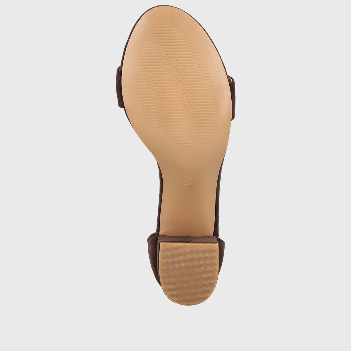 Sandalia Taco Café Mujer C6161
