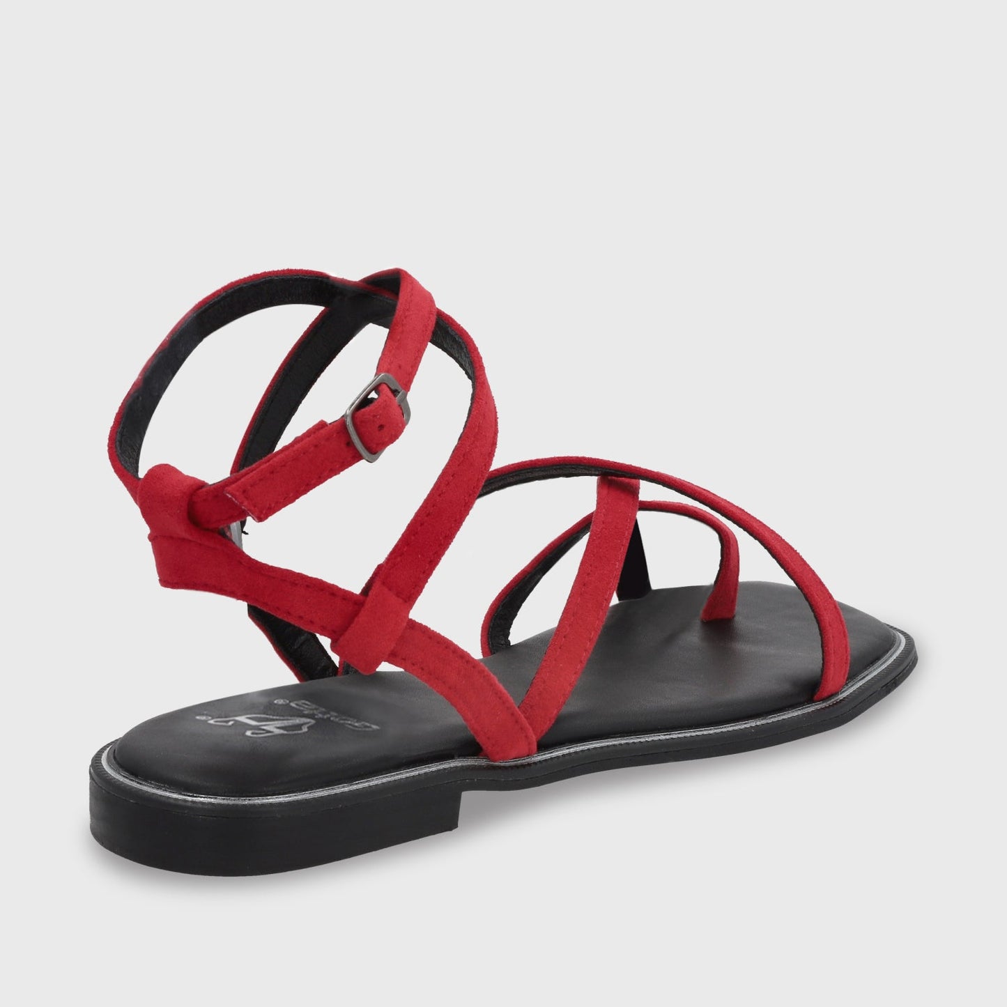 Sandalia Plana Roja Mujer 55221 - Gotta Chile