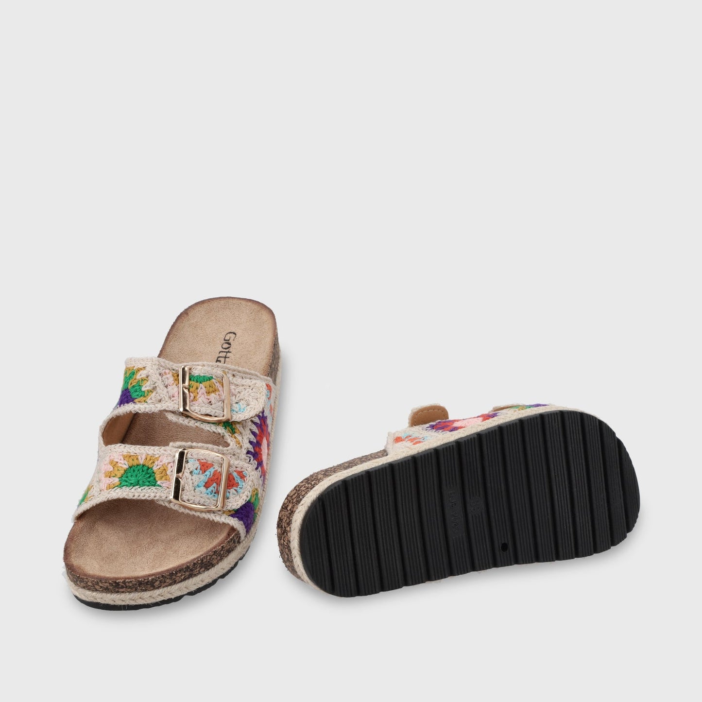 Sandalia Plano Multicolor Mujer 52040 - Gotta Chile