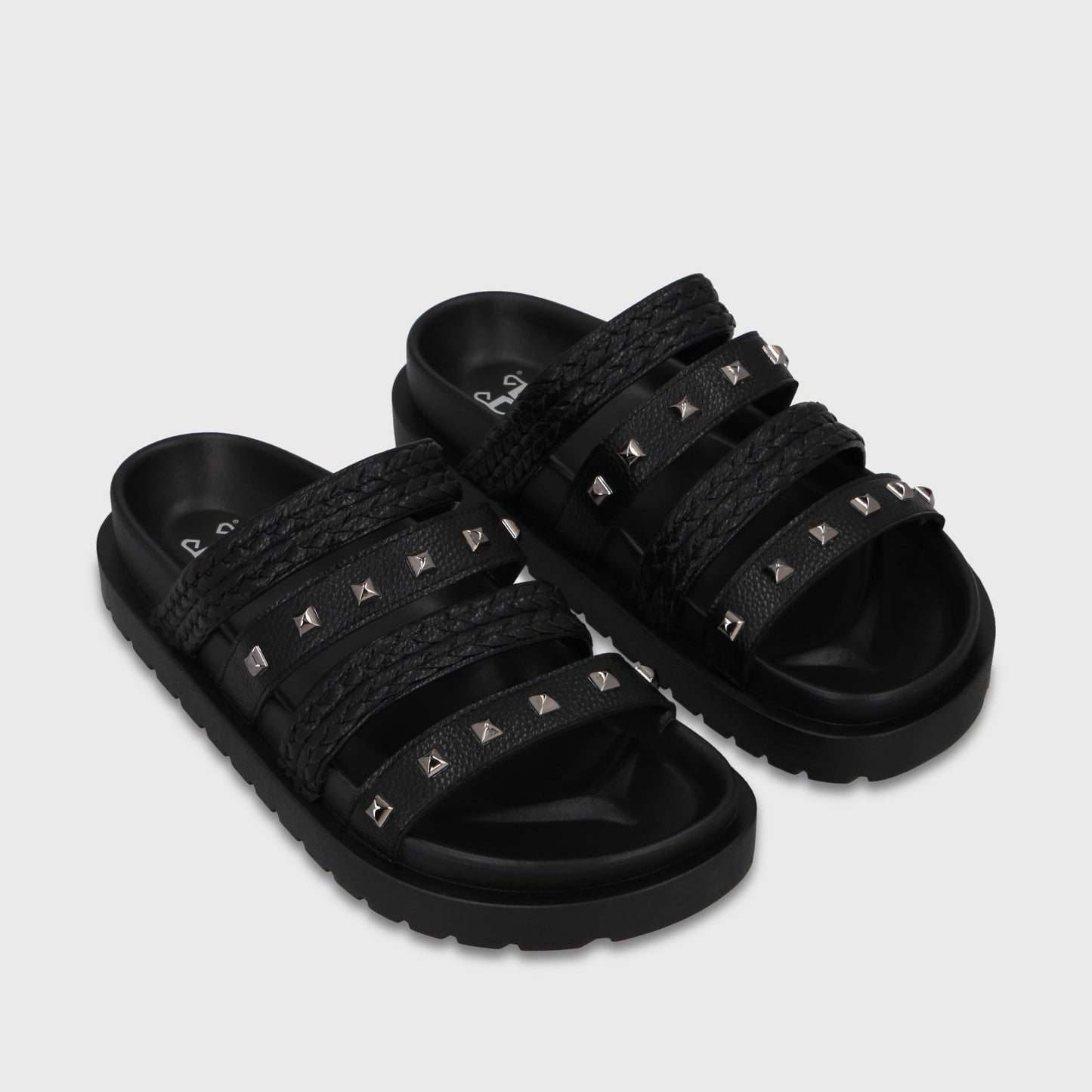 Sandalia Plataforma Negra Mujer 65960 - Gotta Chile