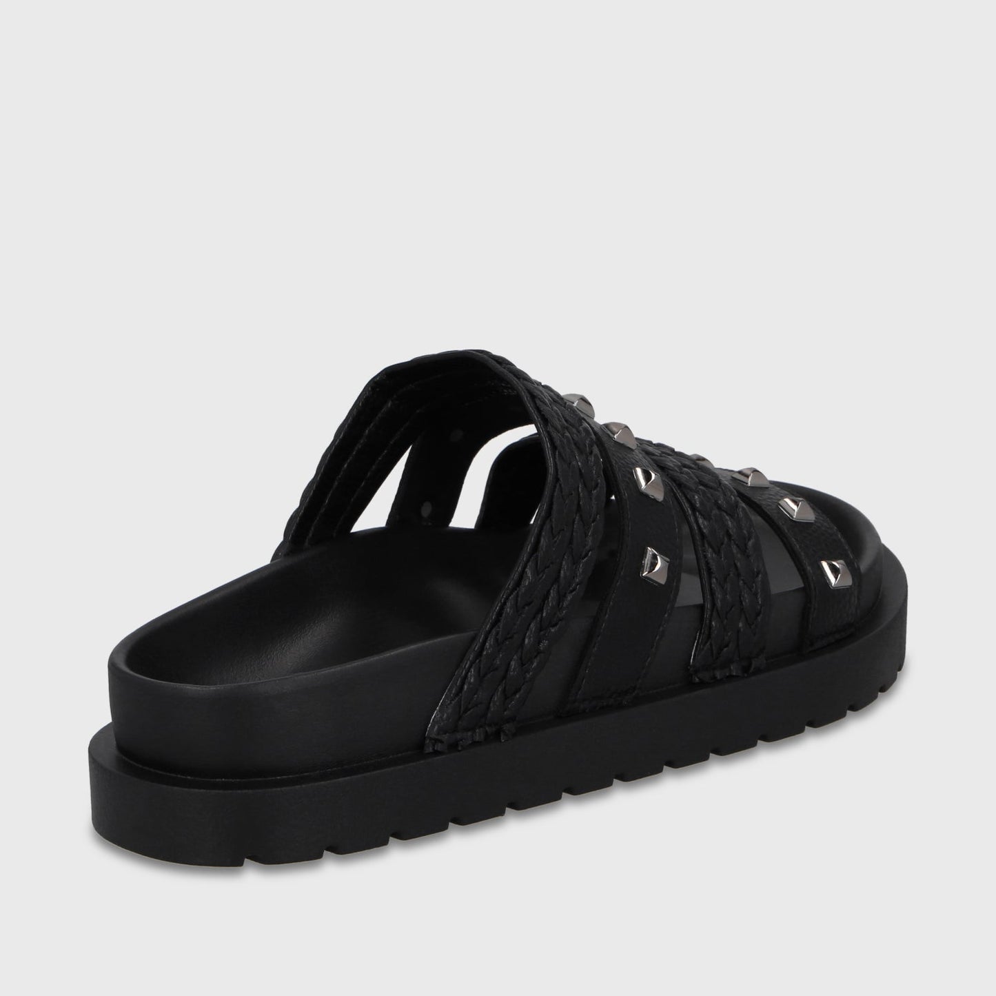 Sandalia Plataforma Negra Mujer 65960 - Gotta Chile