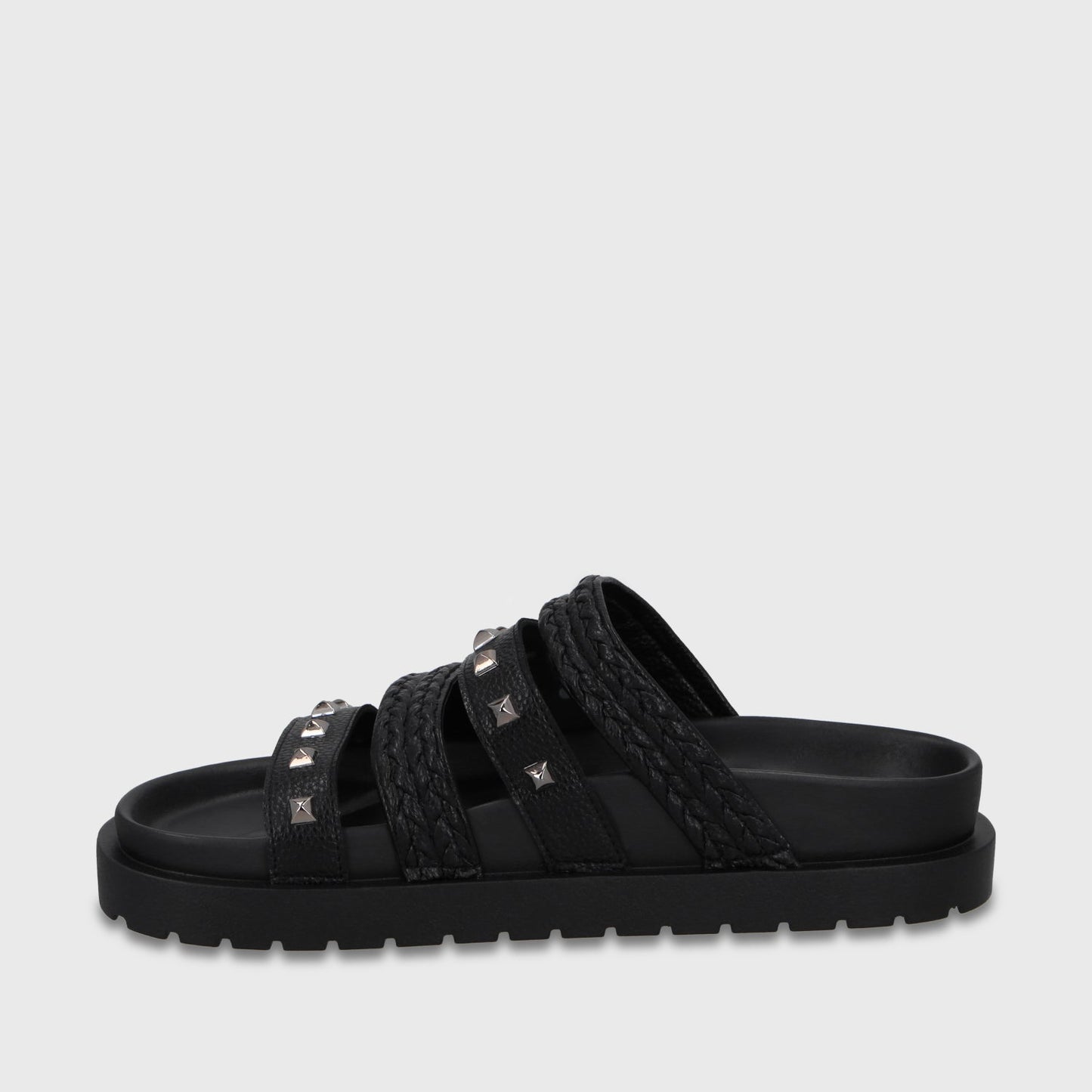 Sandalia Plataforma Negra Mujer 65960 - Gotta Chile