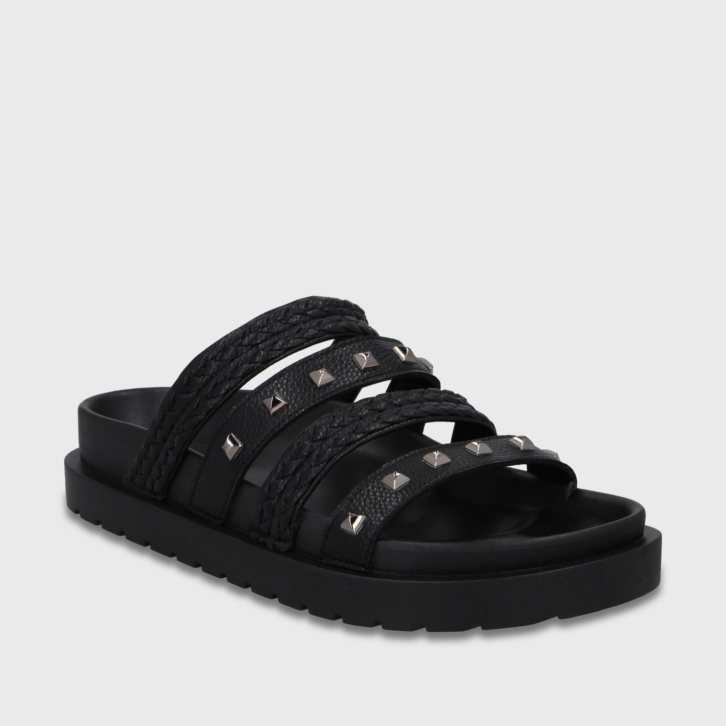 Sandalia Plataforma Negra Mujer 65960 - Gotta Chile