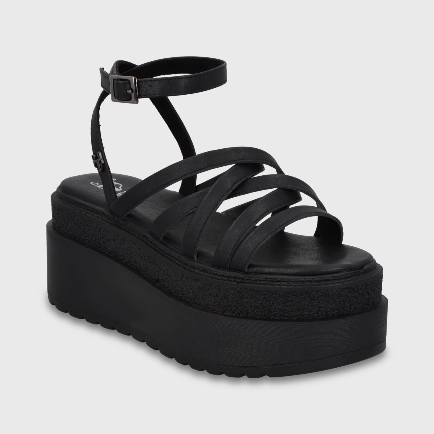 Sandalia Plataforma Negro Mujer 65931 - Gotta Chile