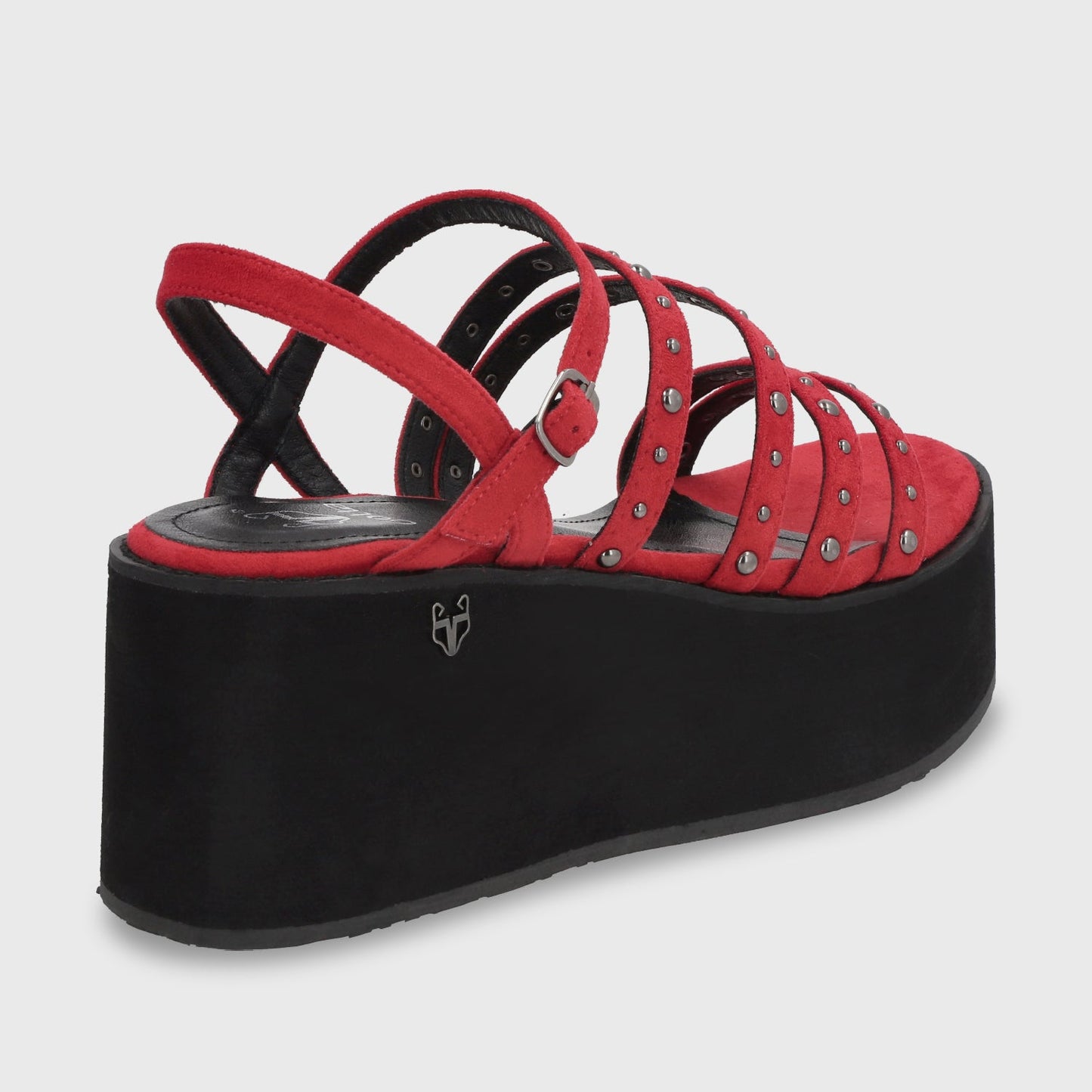 Sandalia Plataforma Roja Mujer 15629 - Gotta Chile