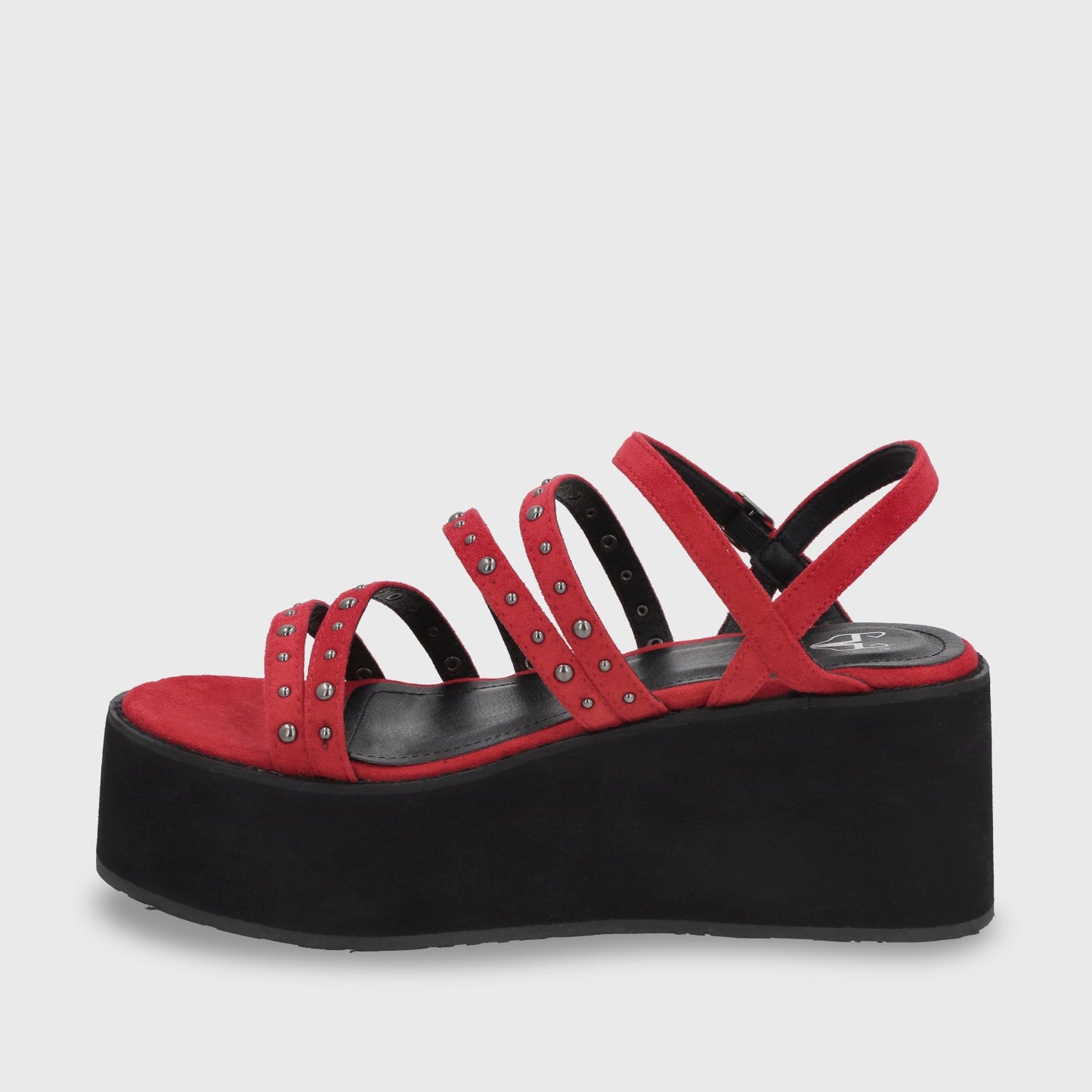 Sandalia Plataforma Roja Mujer 15629 - Gotta Chile