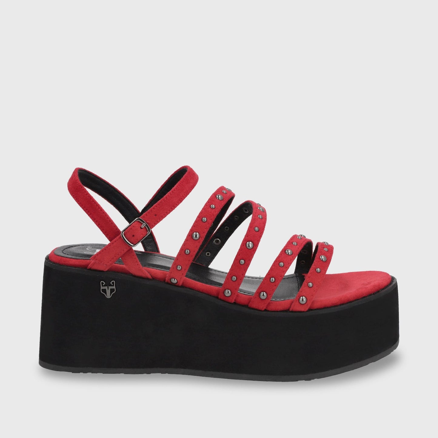 Sandalia Plataforma Roja Mujer 15629 - Gotta Chile