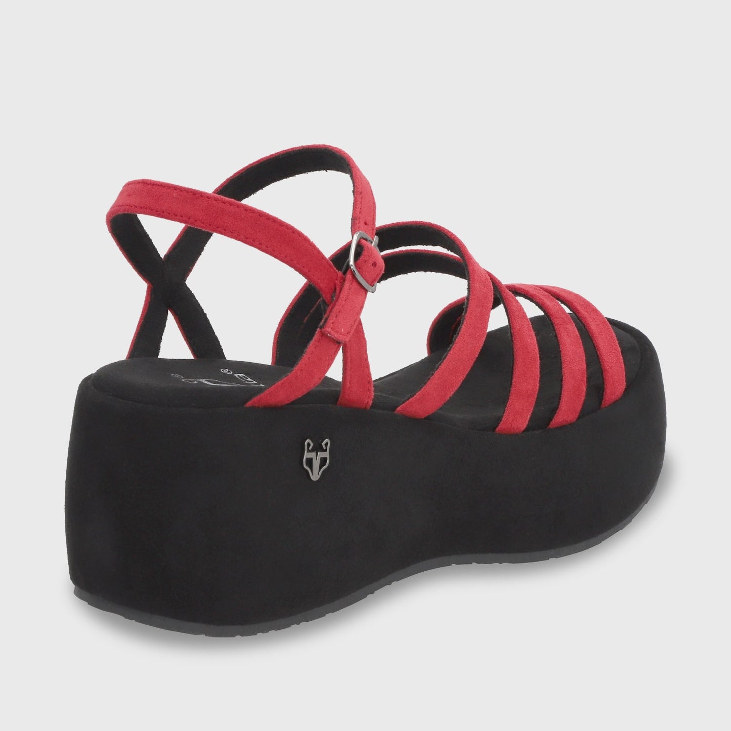 Sandalia Plataforma Roja Mujer 45822 - Gotta Chile